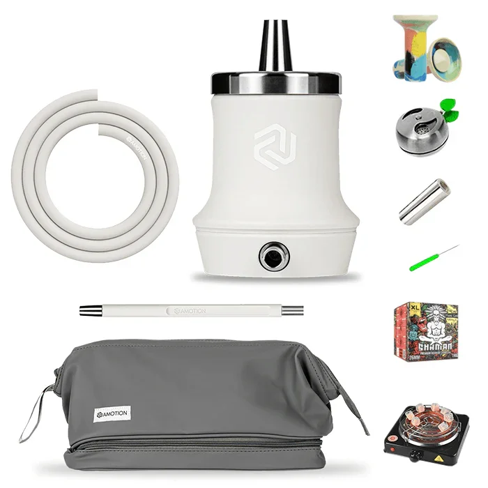 Amotion Roam Travel Shisha Set - Stone