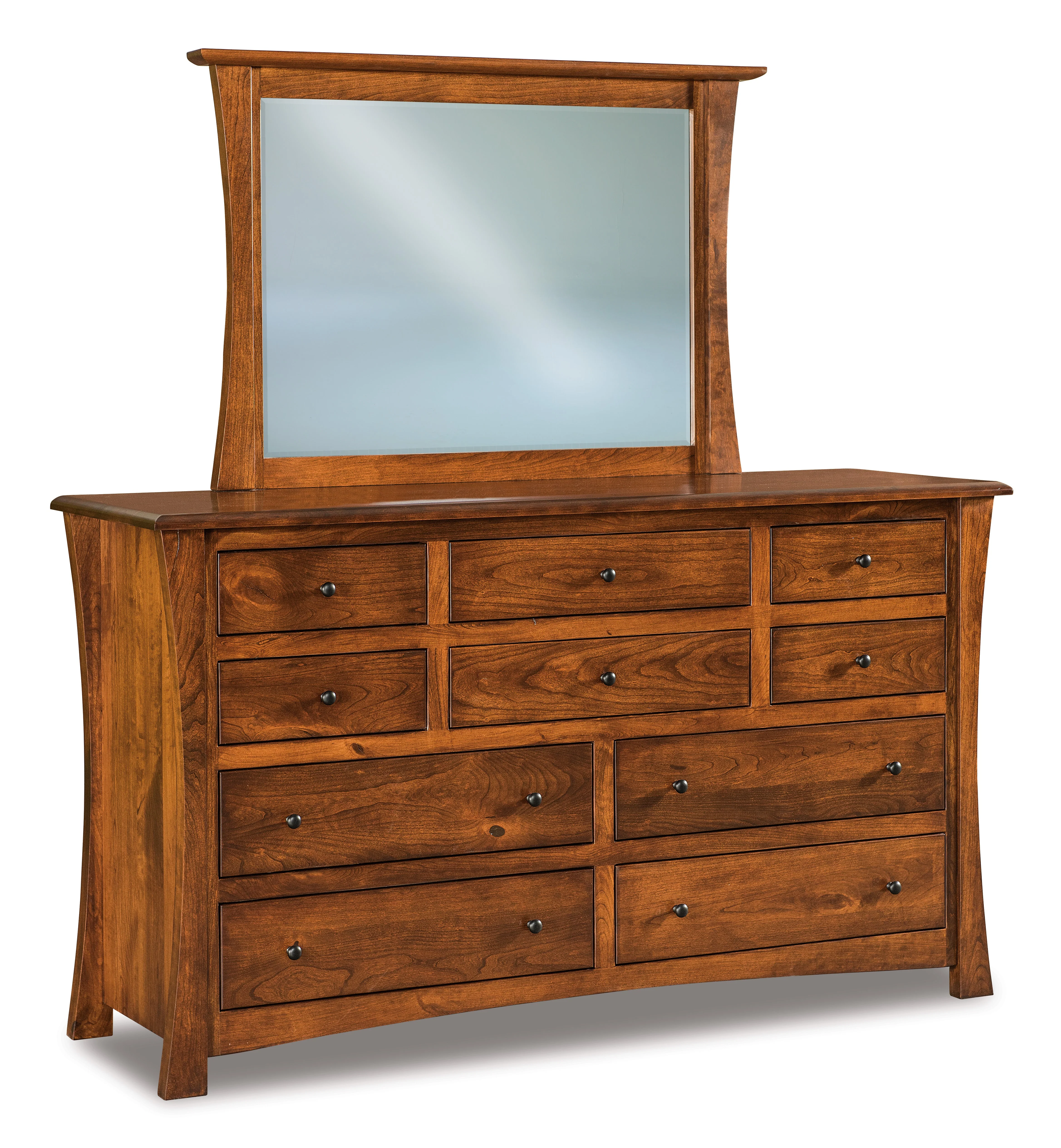 Amish Matison Ten Drawer Dresser