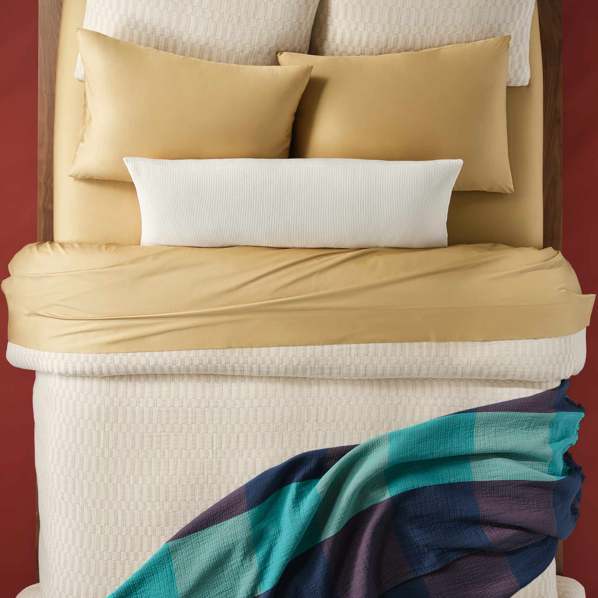 Woven Checkerboard Duvet Cover - Last Call