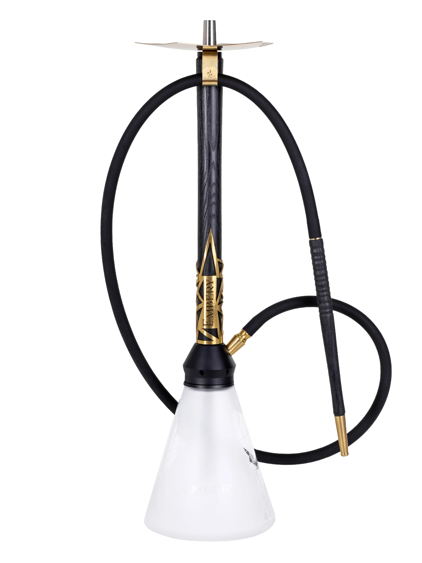 Embery Wood Envolve Hookah - Gold/Black