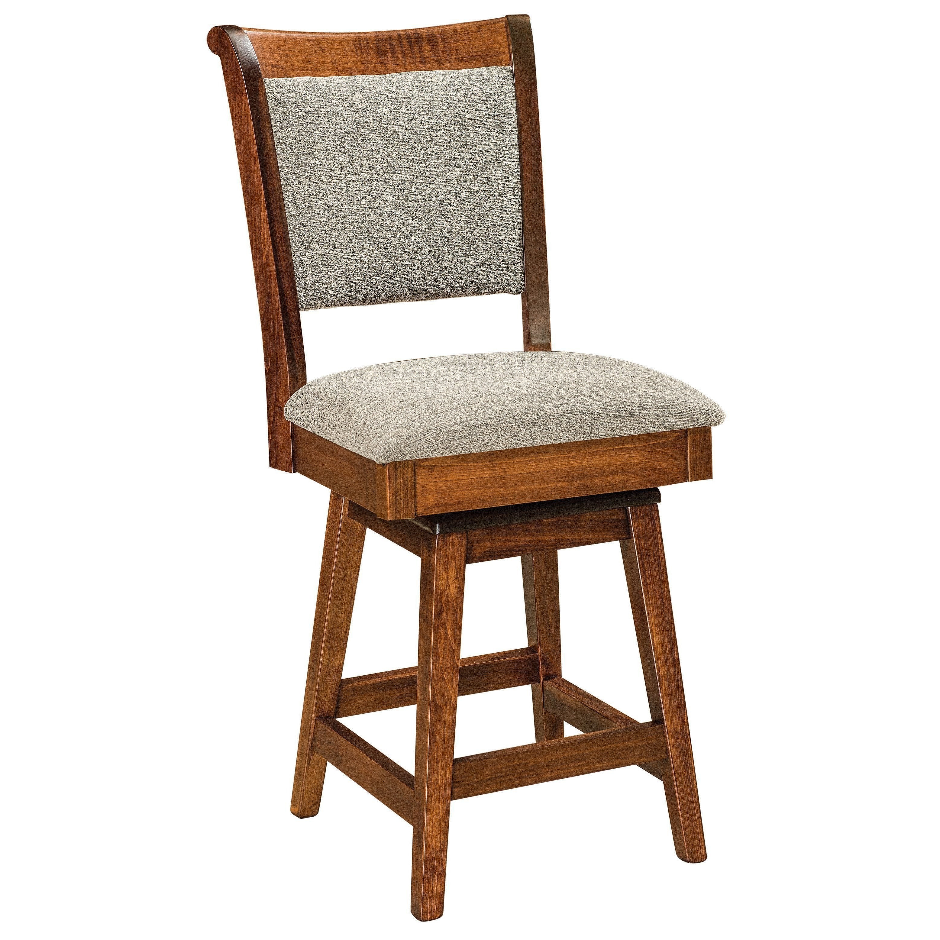Amish Kimberly Swivel Bar Chair