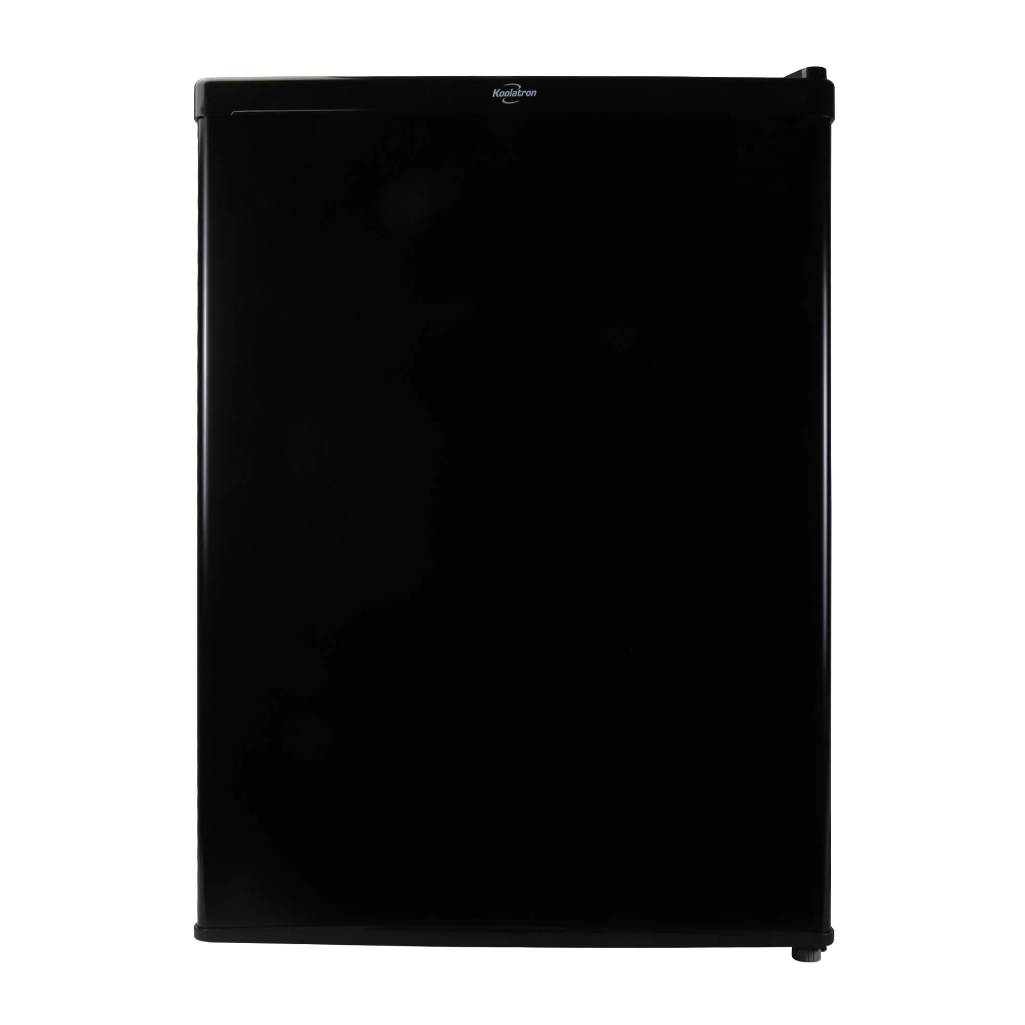 Koolatron Compact Fridge with Freezer, 2.56 cu ft (70L), Black, Space-Saving Flat Back, Reversible Door, for Snacks, Frozen Meals, Beverages, Beer, Den, Dorm, Office, Rec Room, Home Bar