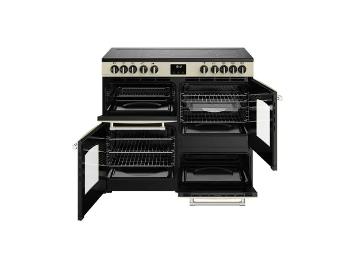 Belling Cream Farmhouse 100鈥痗m Ceramic Range Cooker | FH100ECRM