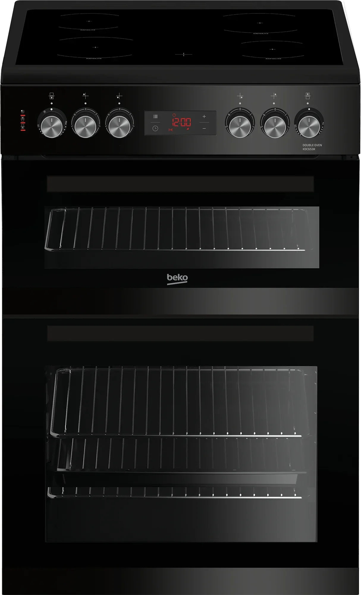 Beko Electric 60CM Cooker Black | KDC653K