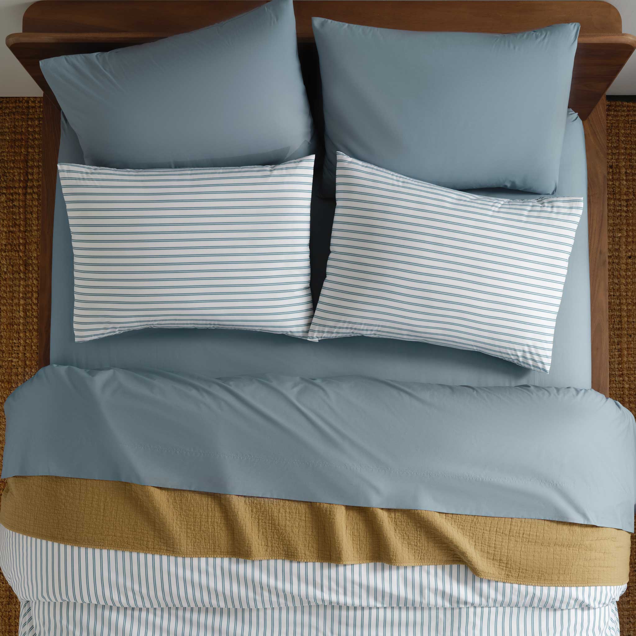 Lightweight Grid Cotton Bed Blanket