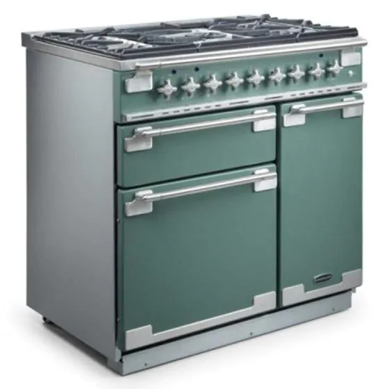 Rangemaster Elise 110cm Electric Induction Range Cooker | Mineral Green | ELS110EIMG