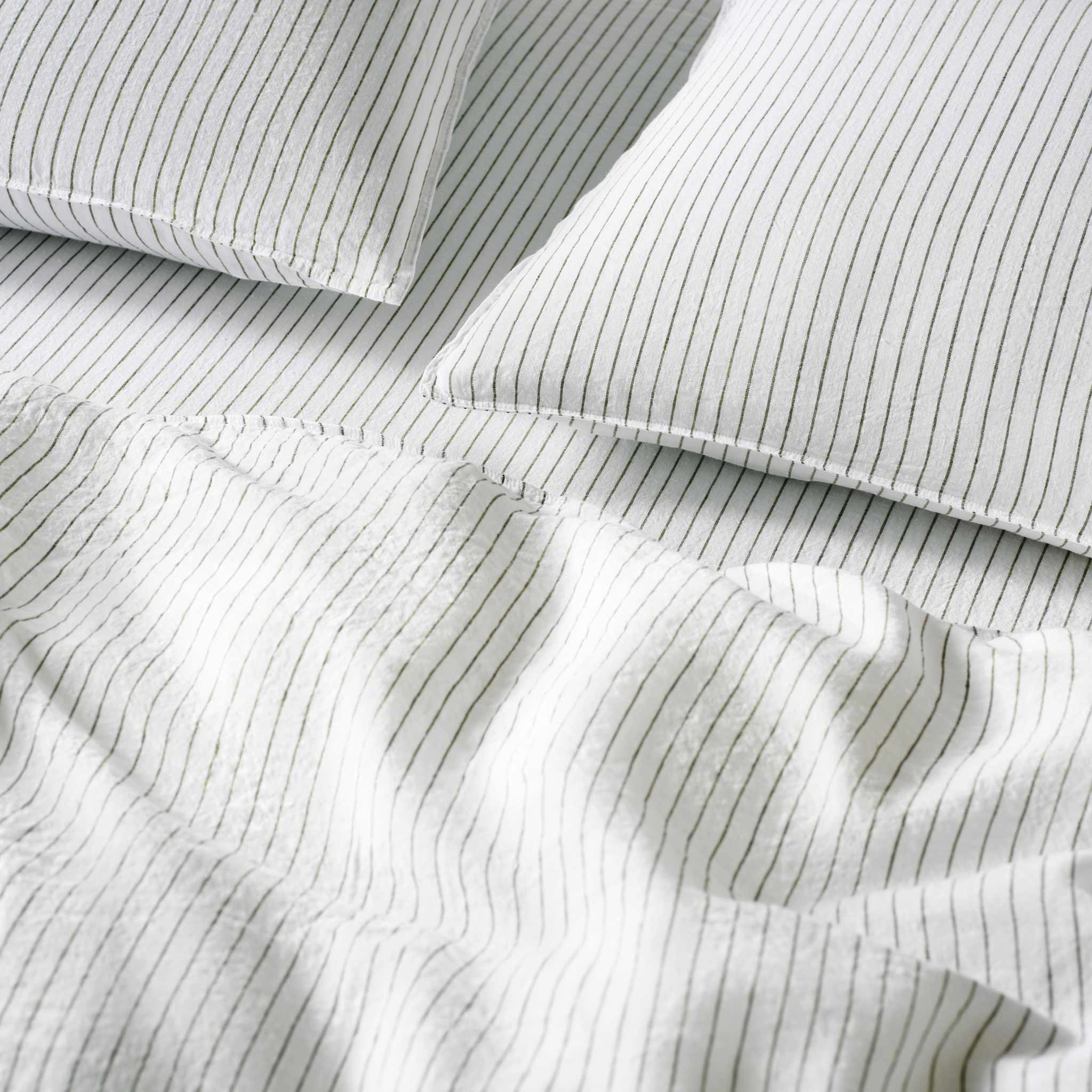 Washed European Linen Pillowcase Set