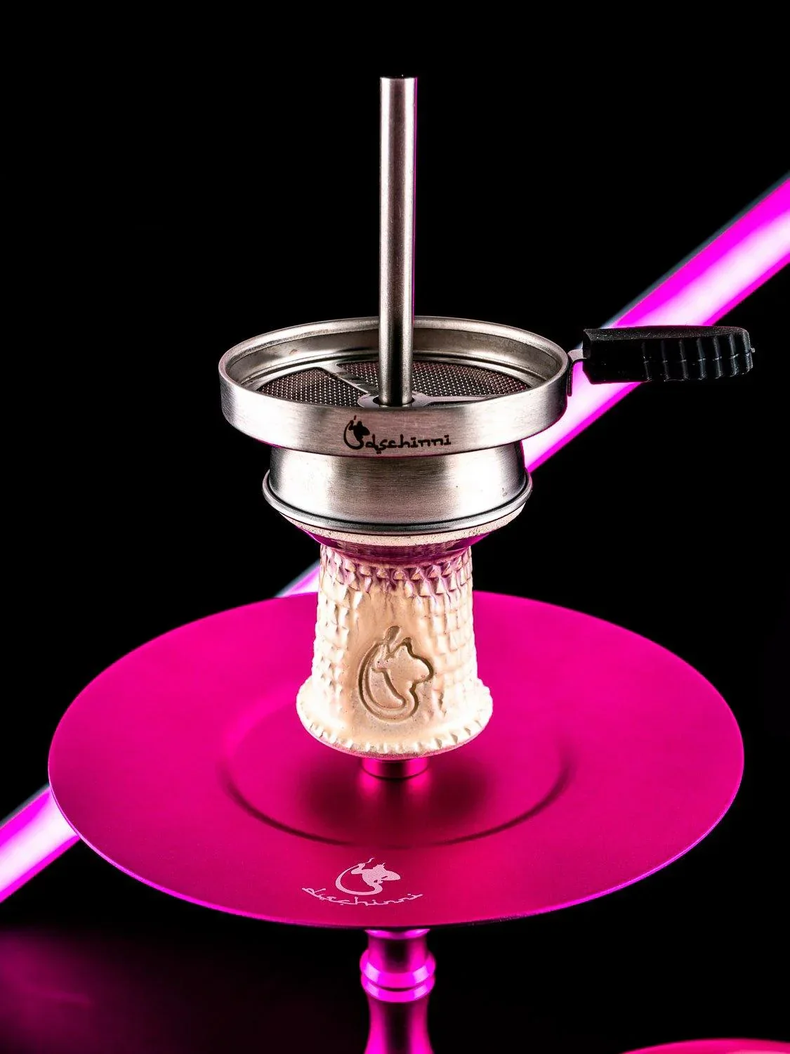Dschinni Pico Pink Clear Hookah Set