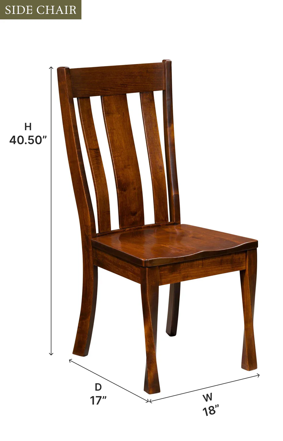 Amish Lawson Dining Chair