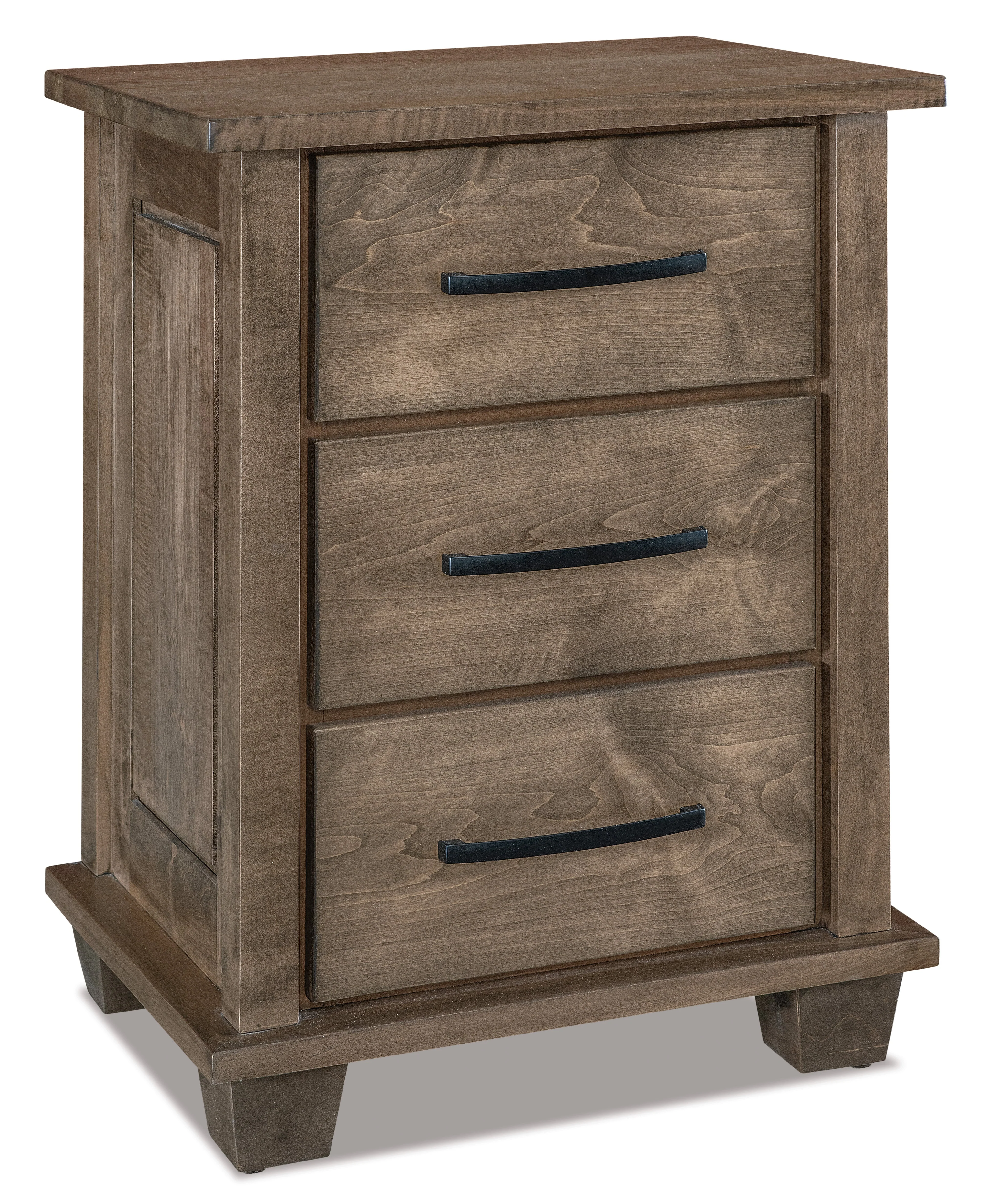 Amish Monarch Three Drawer Nightstand