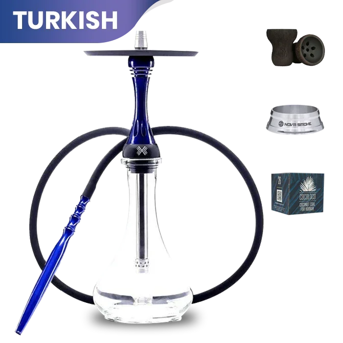 Alpha Hookah X Set - Dark Blue