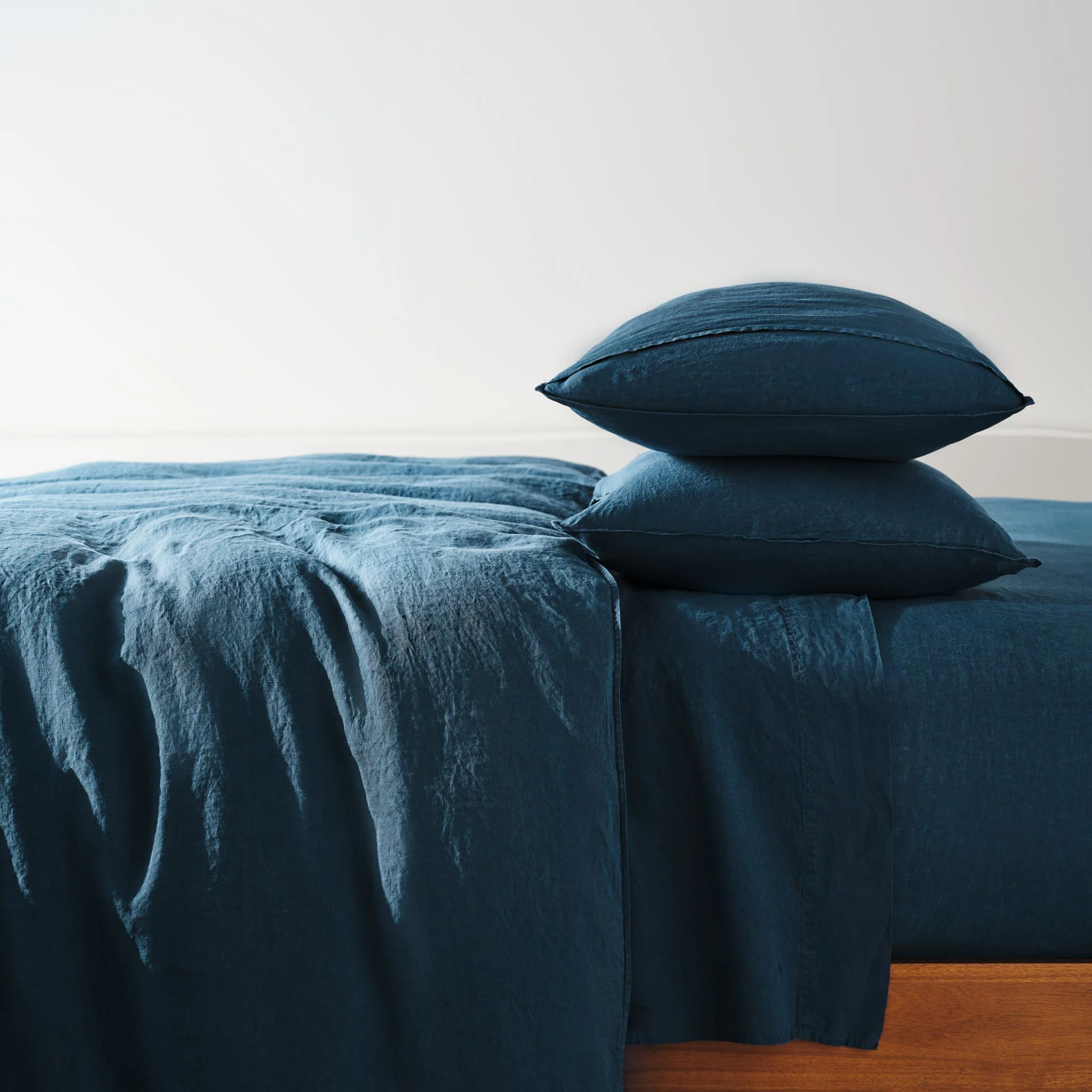 Washed European Linen Duvet Set