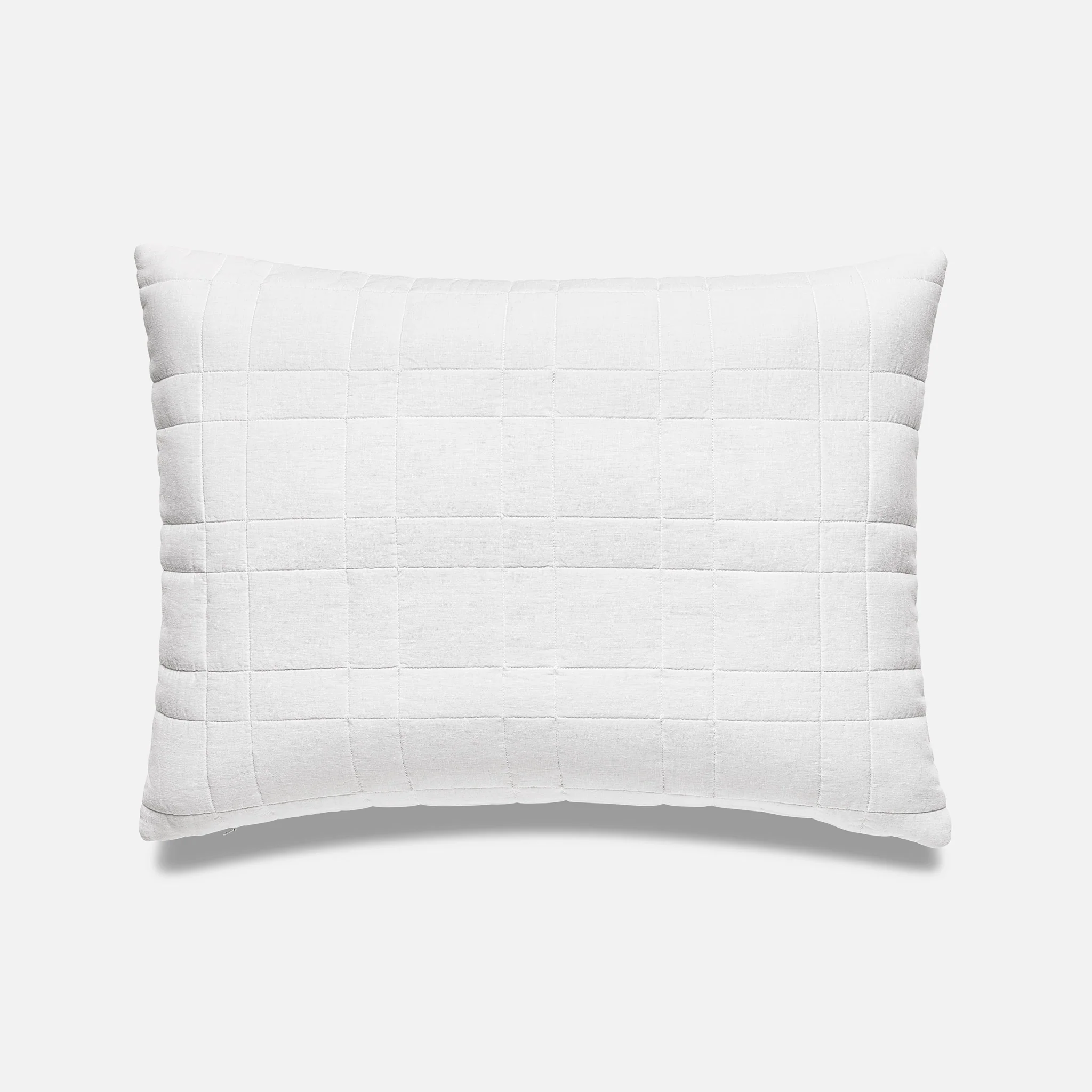 Washed European Linen Quilted Sham Set
