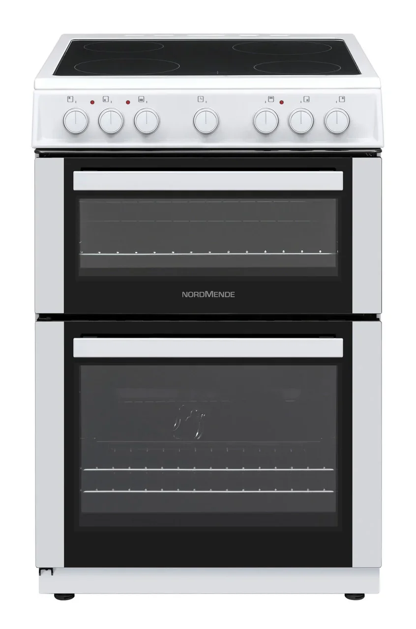 NordMende 60cm Freestanding Electric Cooker, White | CTEC62WH