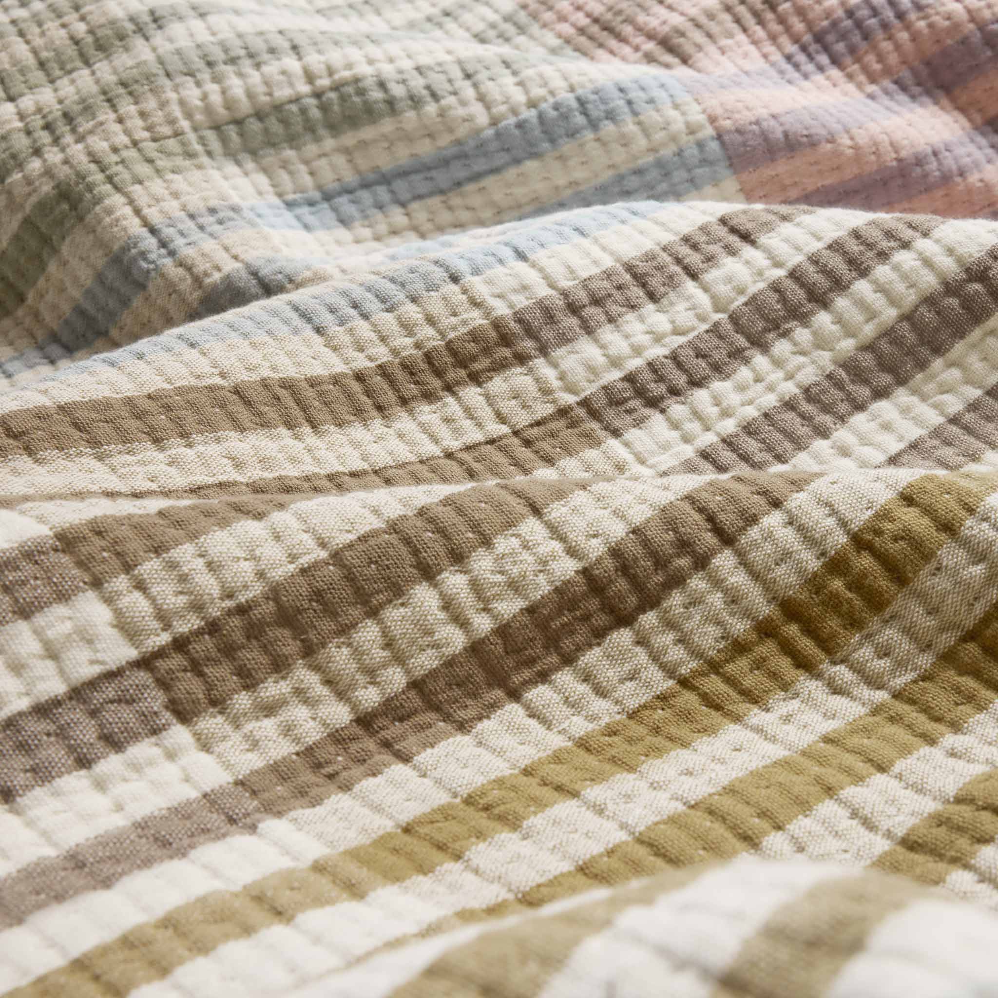 Bayside Windowpane Throw Blanket