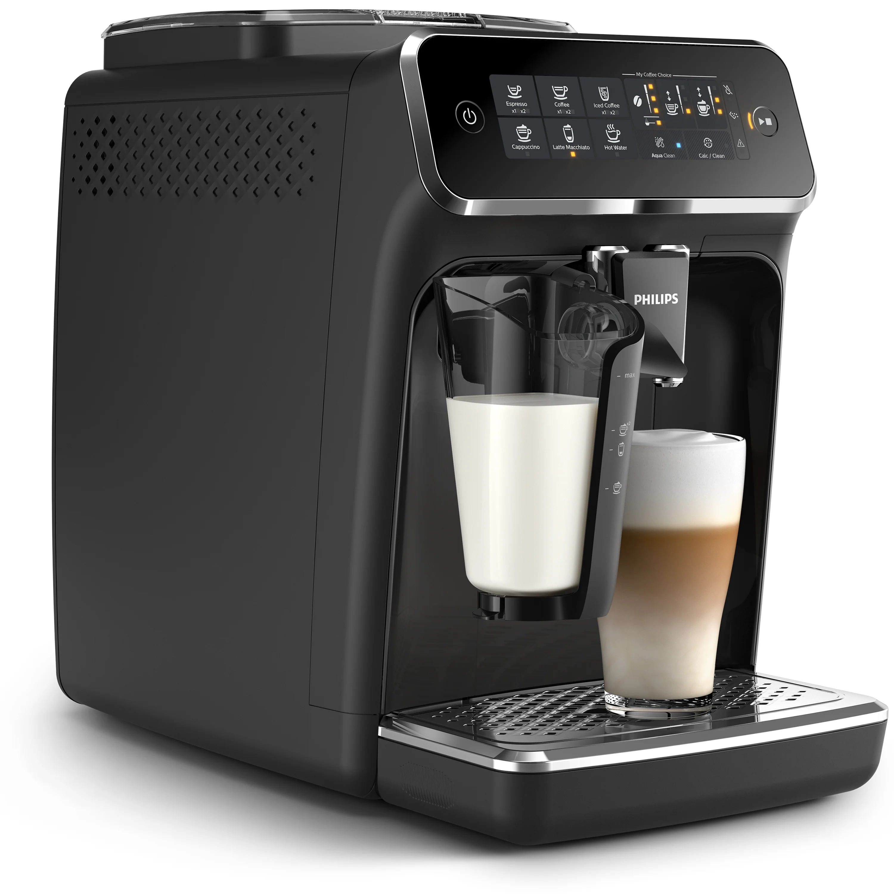 Philips 3200 Series Fully Automatic Espresso Machine - LatteGo with Ice Coffee
