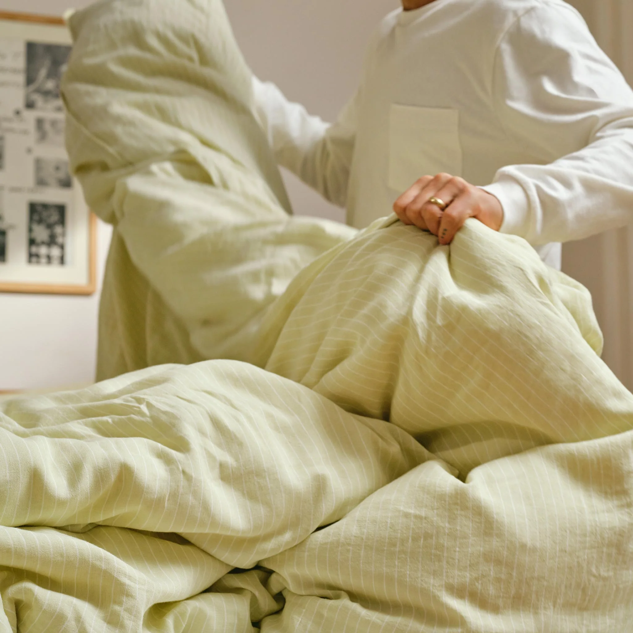 Washed European Linen Duvet Set