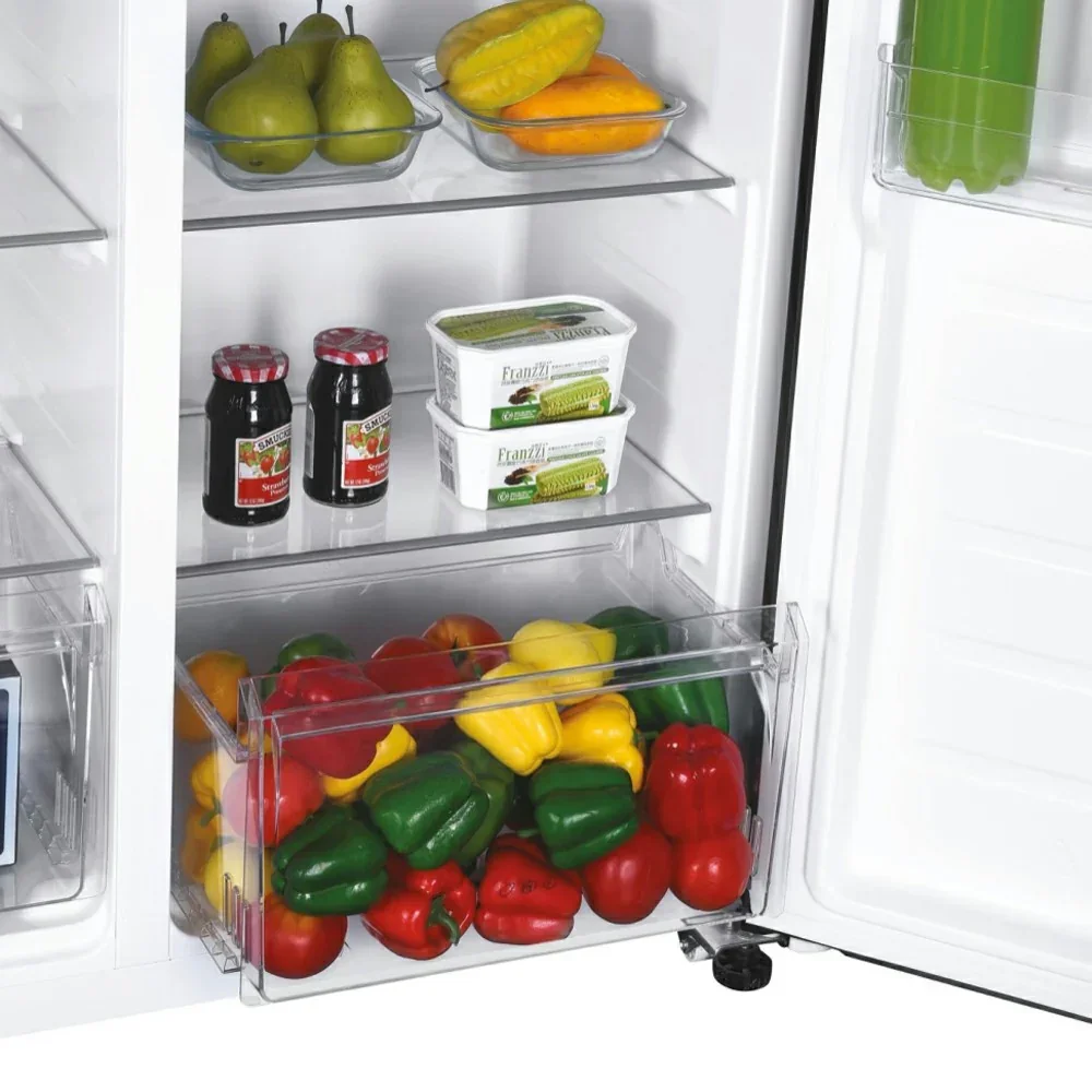 Candy American Fridge Freezer Frost Free Black | CHSBSV5172EBKN