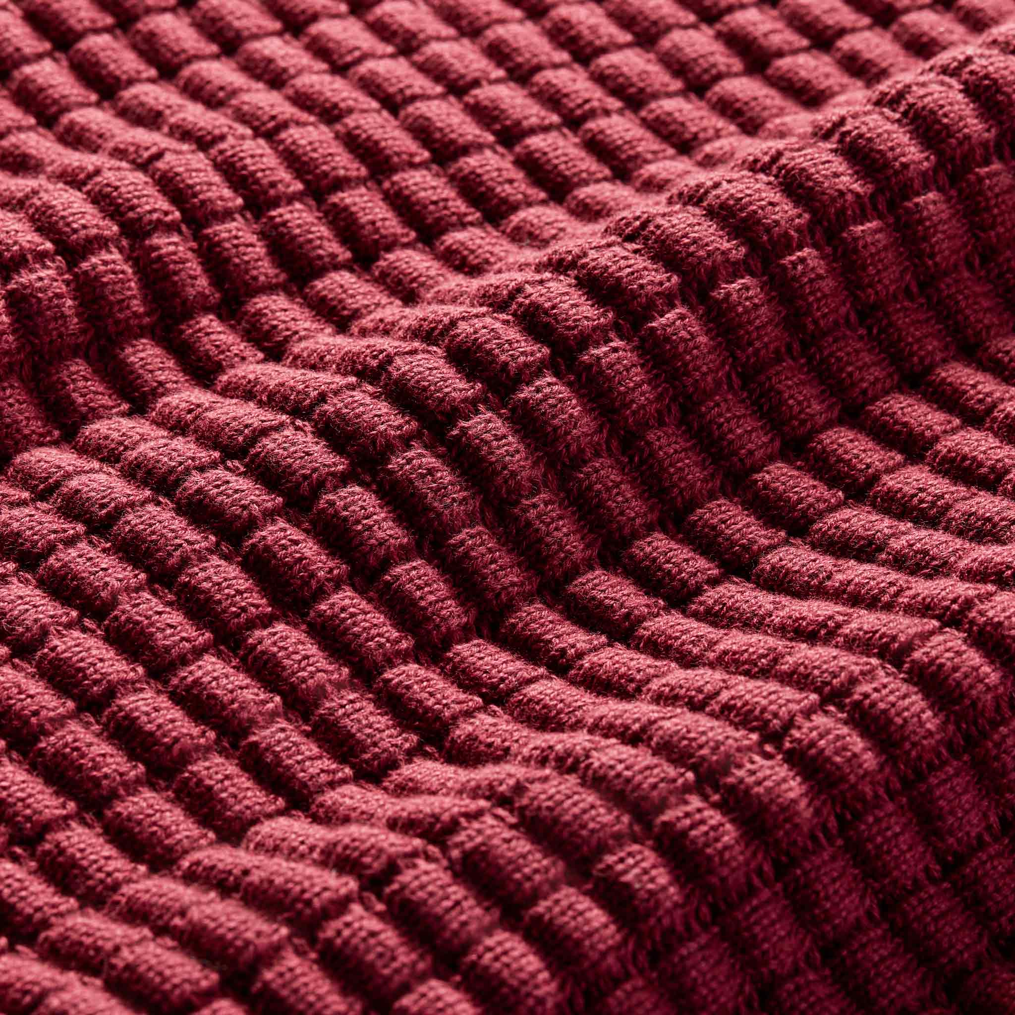 Grid Knit Cotton Throw Blanket - Last Call