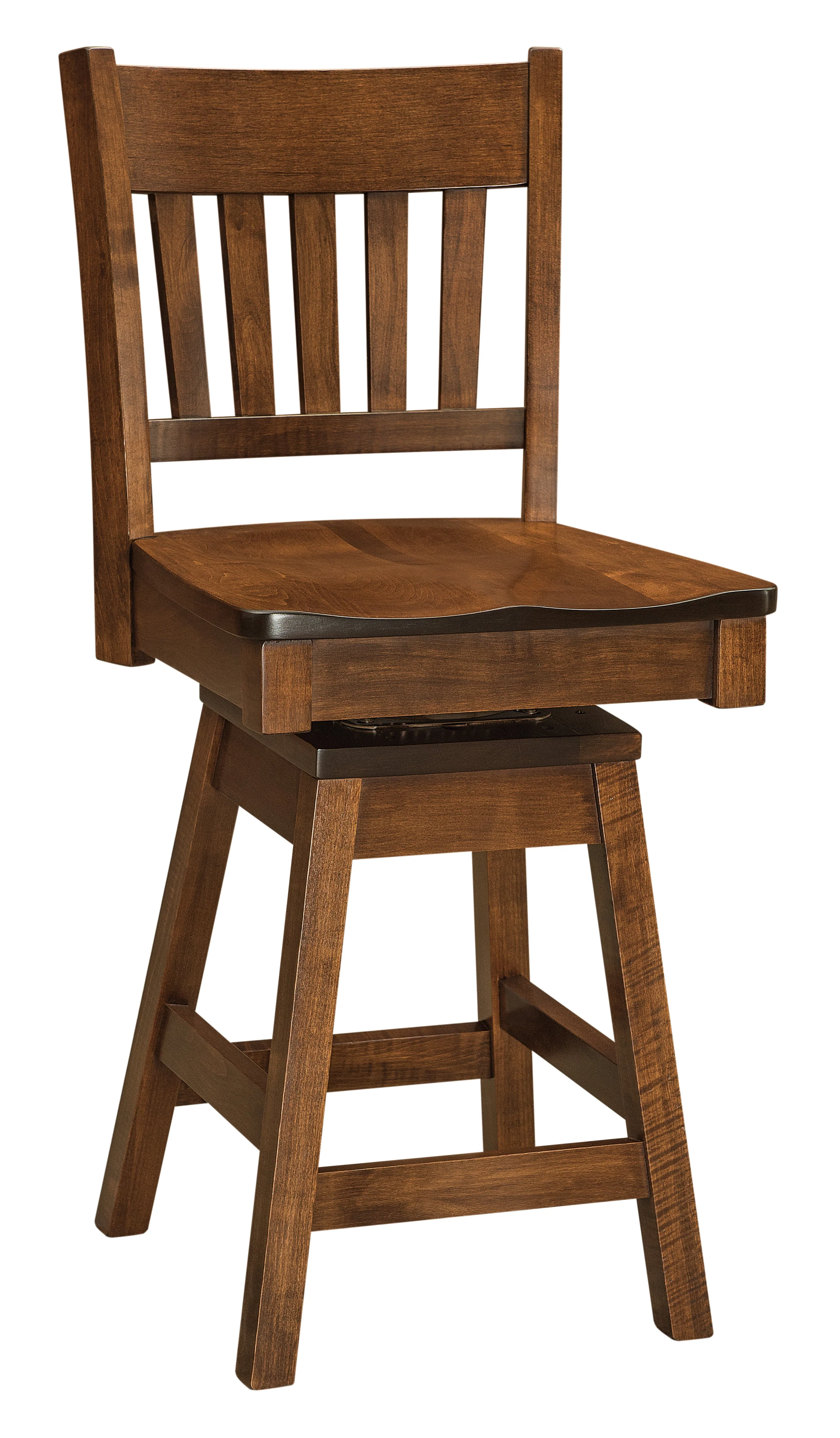 Amish Marbury Swivel Bar Chair