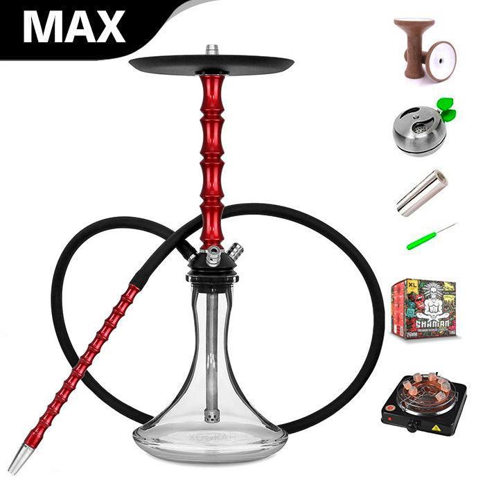Mamay Customs Asia Mini Hookah - Burgundy
