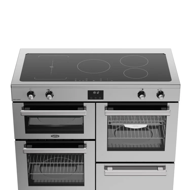 *Display Model* Belling Cookcentre 110cm Electric Induction Range Cooker - Stainless Steel