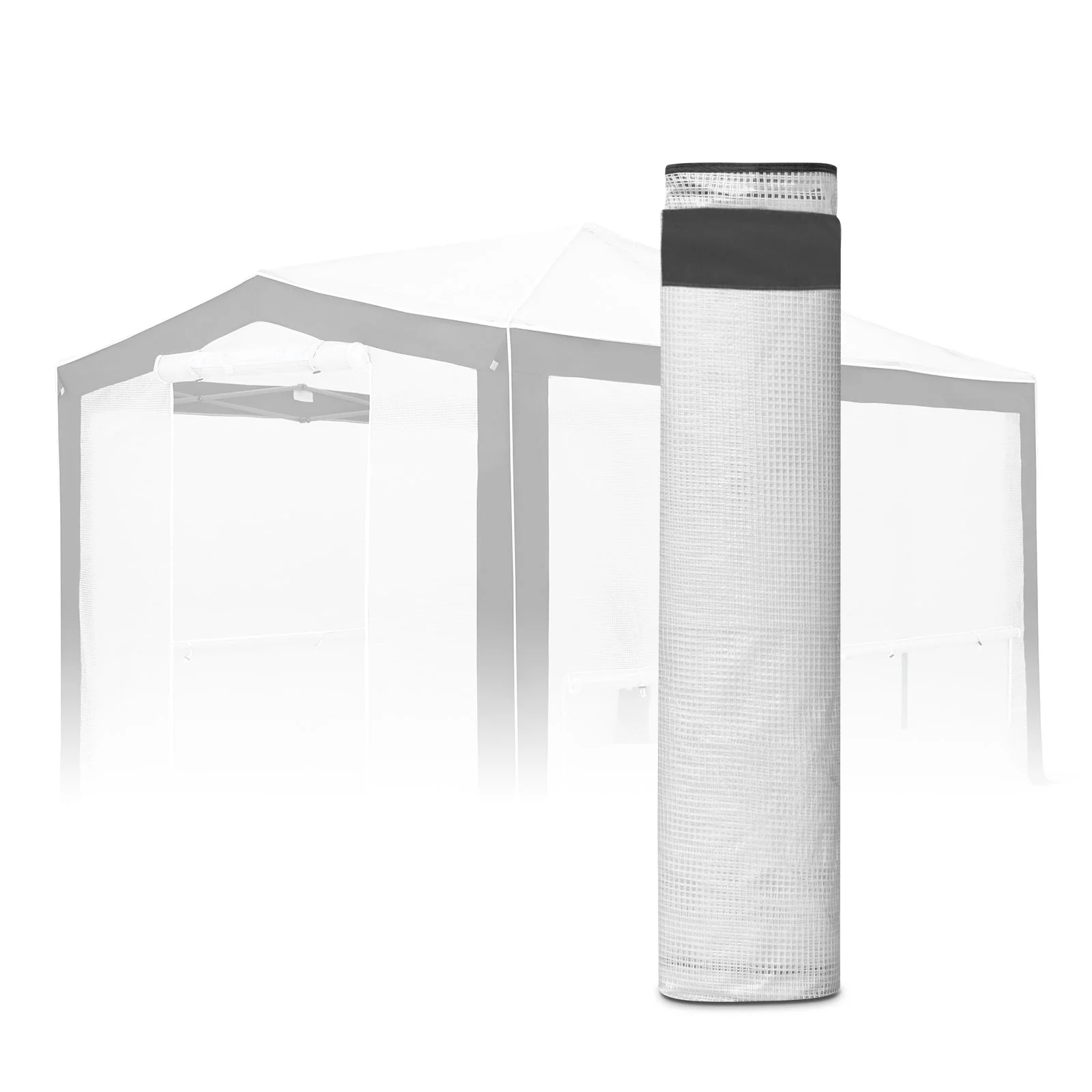 12X8 Replacement Top cover of Walk in Greenhouse with Polyester Reinforced Corners