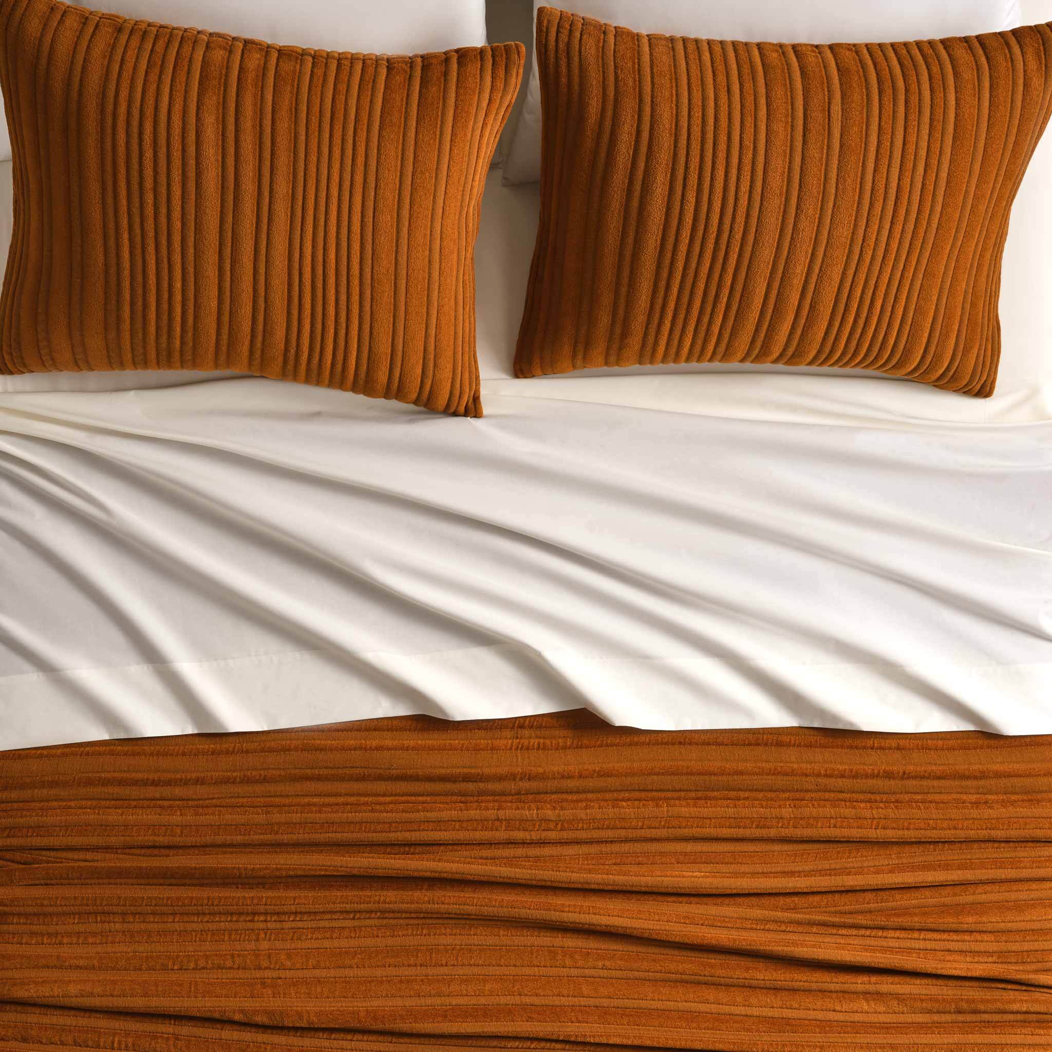 Cozy Ribbed Quilted Shams