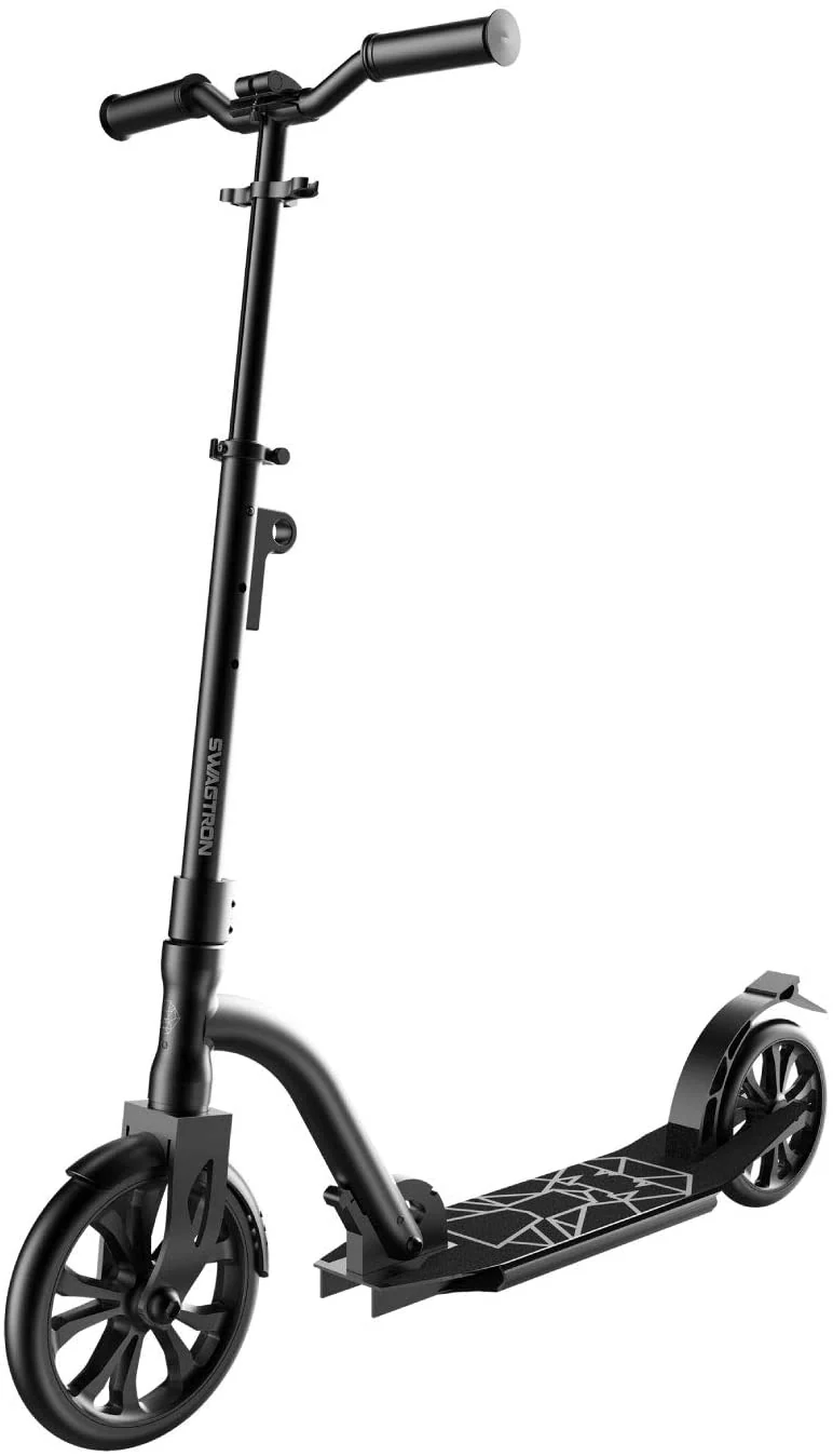 Kick Scooter for Adults, Teens | Foldable, Lightweight w/ABEC-9 Wheel Bearings | Height-Adjustable, 220LB Max Load