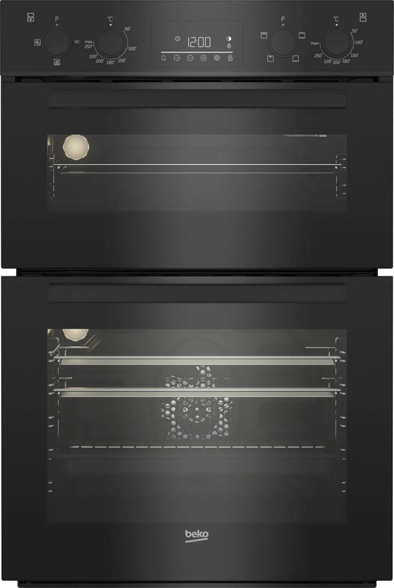 BEKO DOUBLE OVEN - - BLACK | BBDF22300B