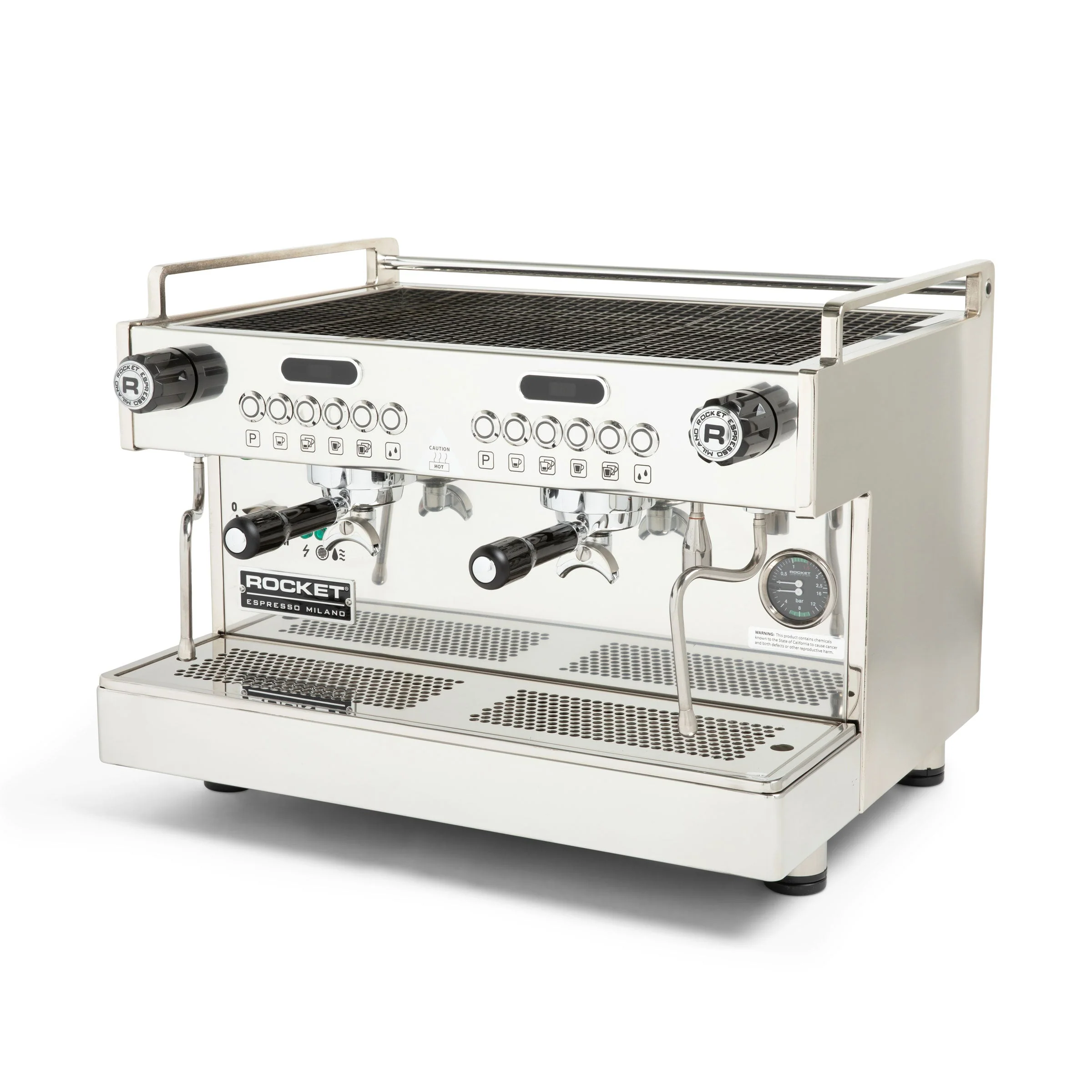 Rocket Boxer Timer Evo Commercial Espresso Machine - 2 Group