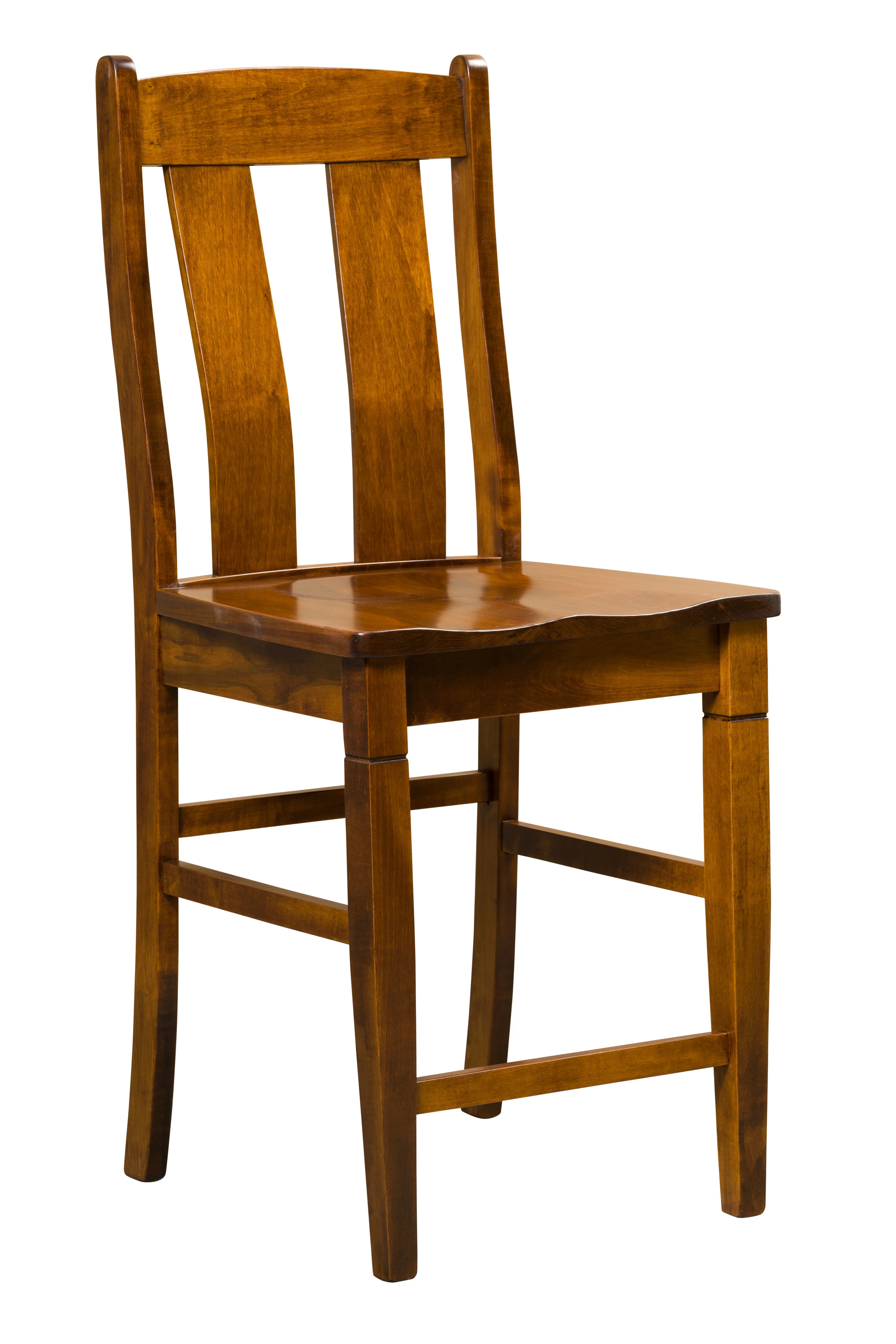 Amish Mansfield Stationary Bar Chair