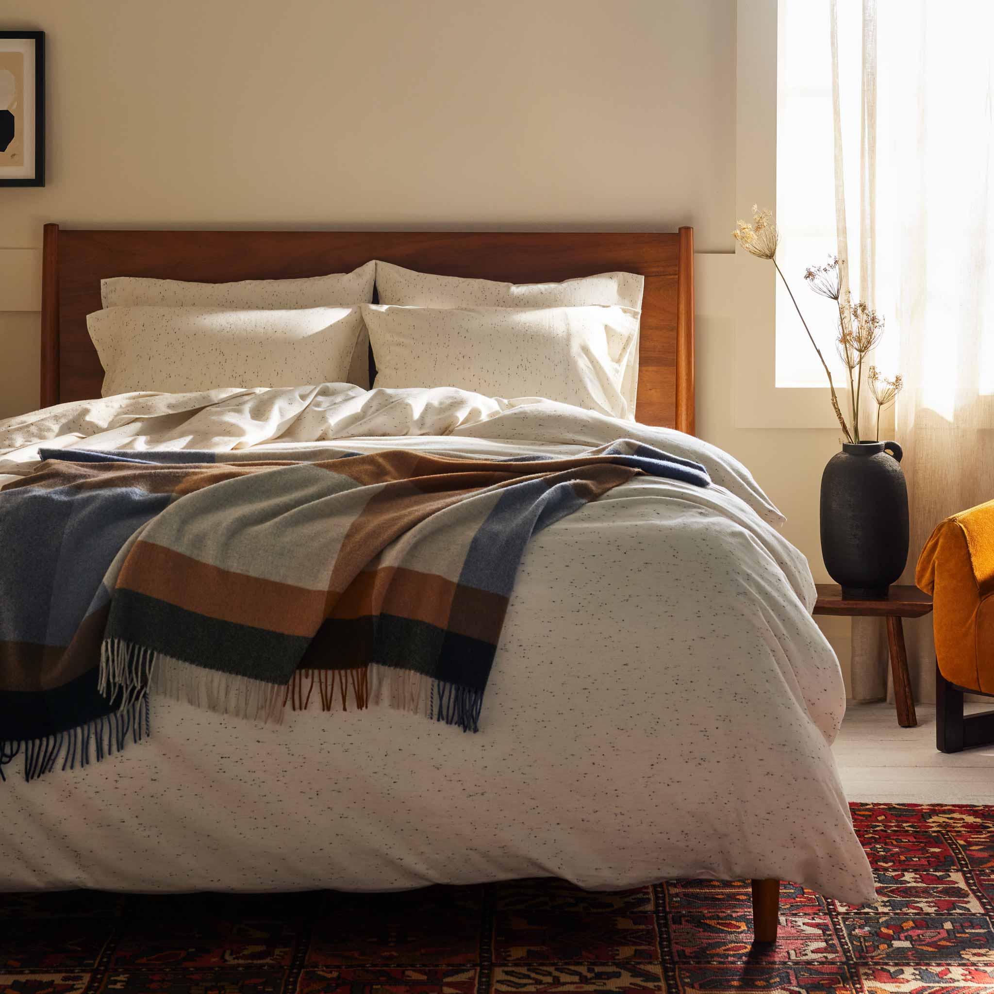 Brushed Flannel Duvet Cover - Last Call