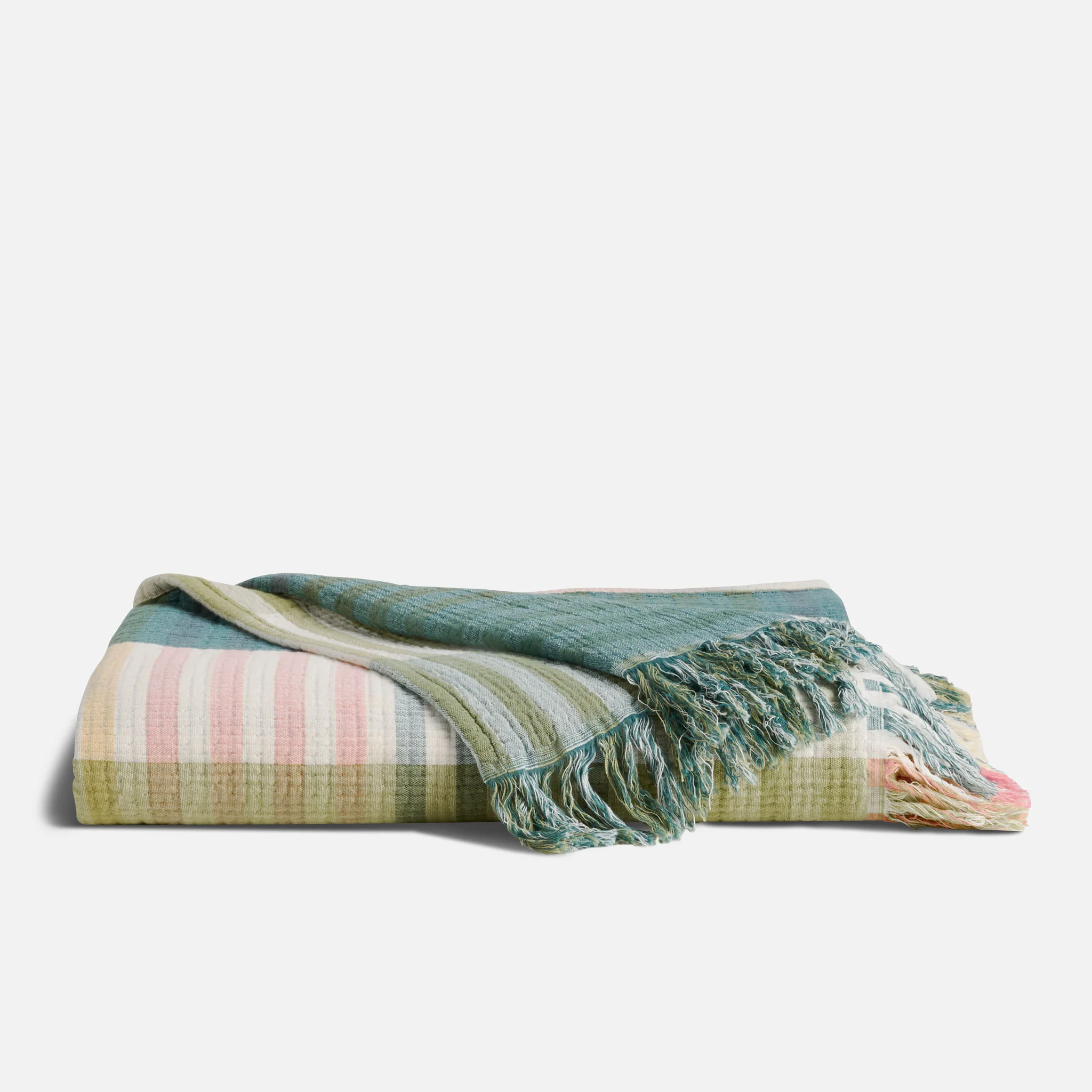Bayside Windowpane Throw Blanket