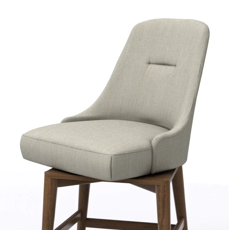 Counter Stool, Light Gray