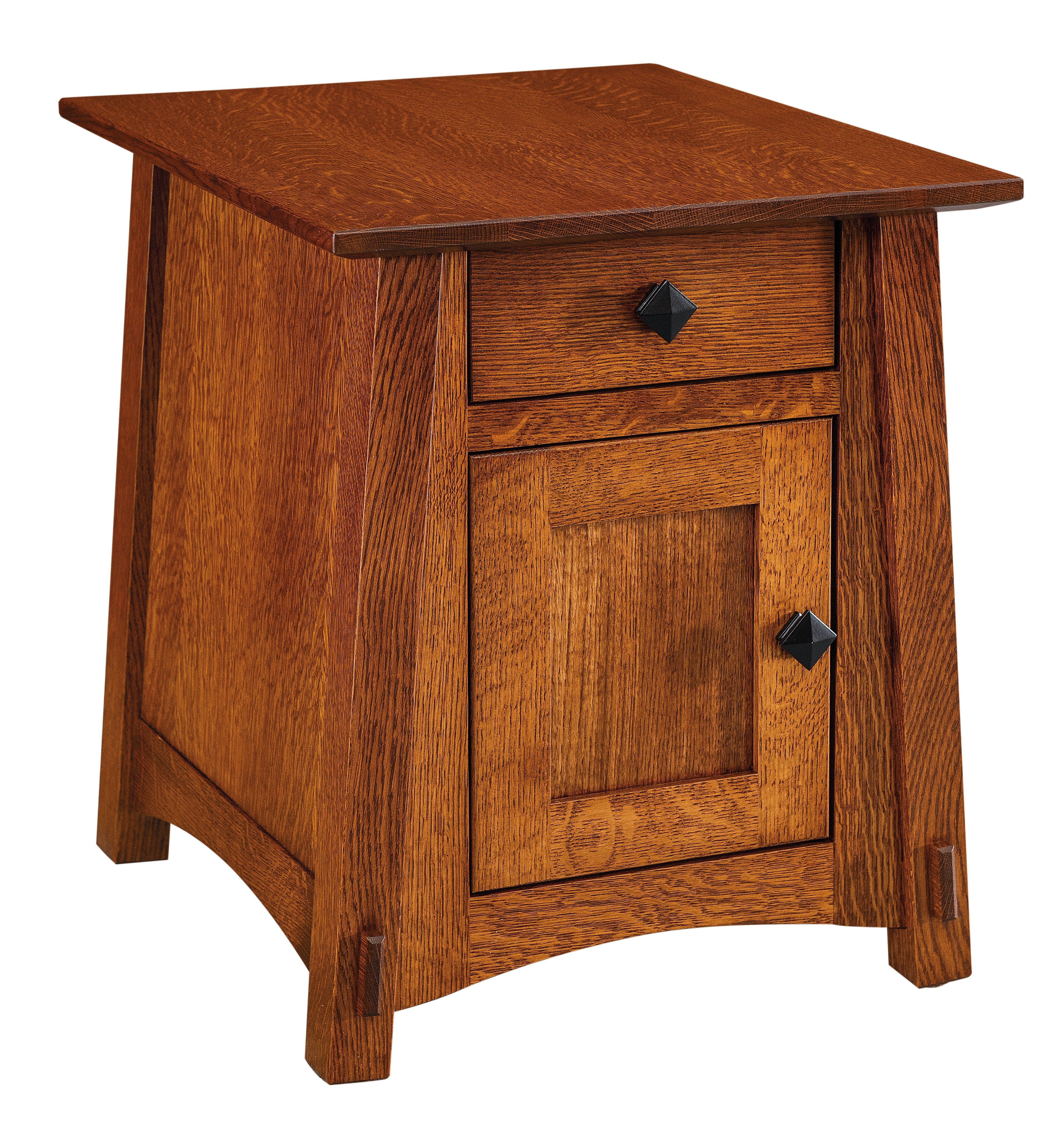 Amish McCoy One Drawer One Door End Table