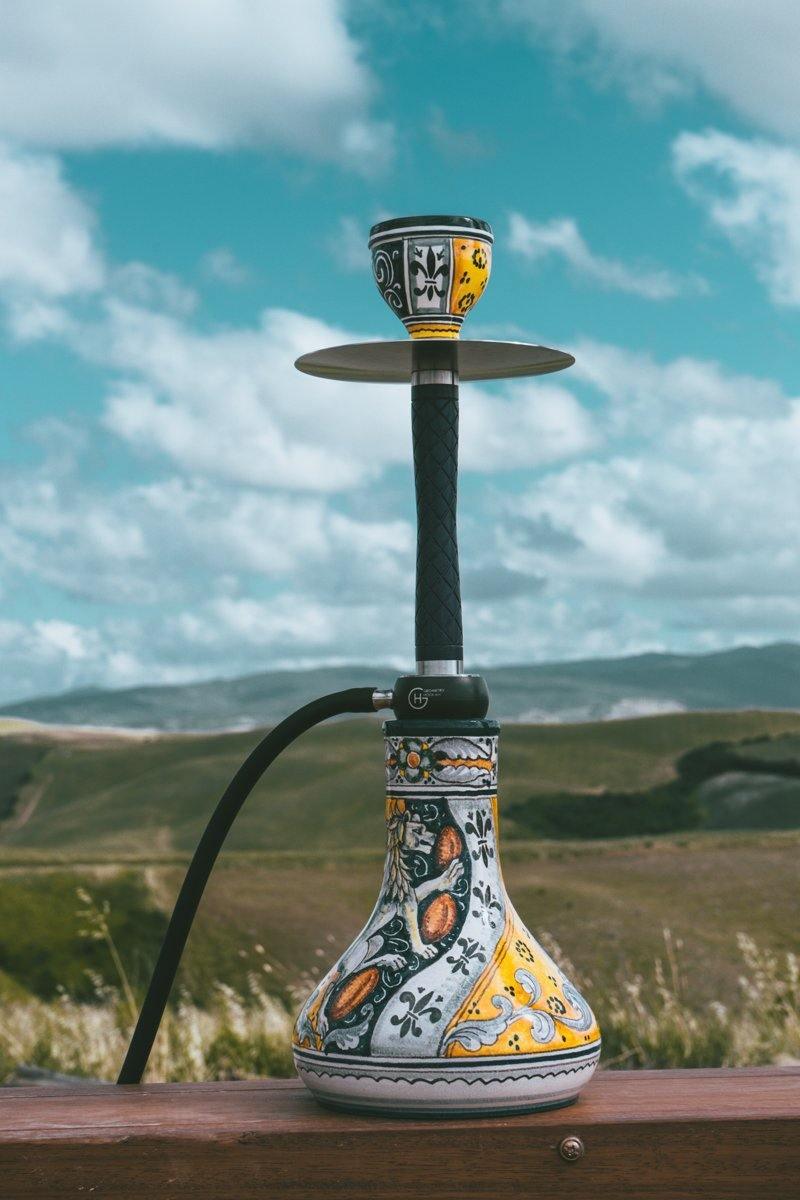 Antico Faenza Full Kit with GEOMETRY HOOKAH LITTLE BRO DARK