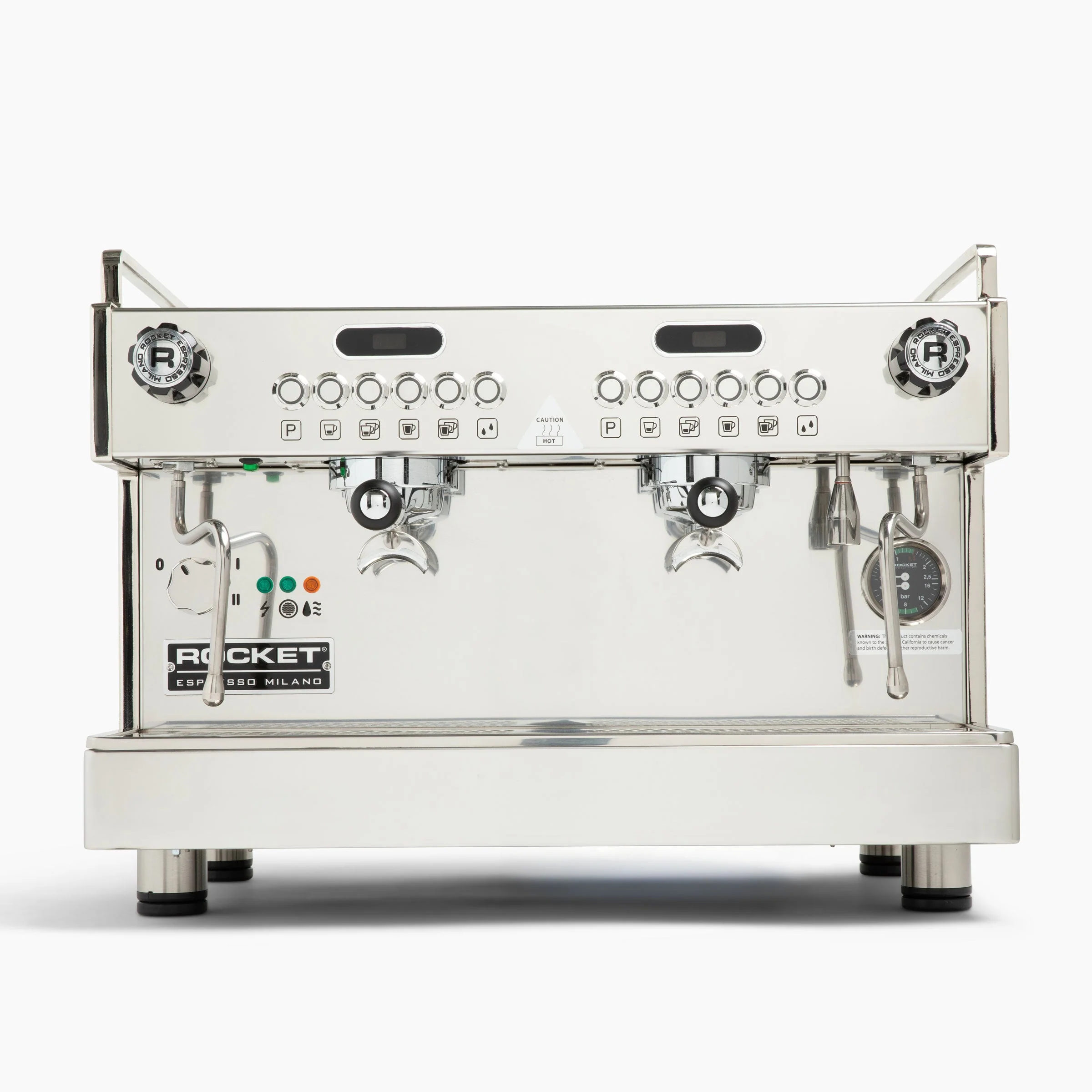 Rocket Boxer Timer Evo Commercial Espresso Machine - 2 Group