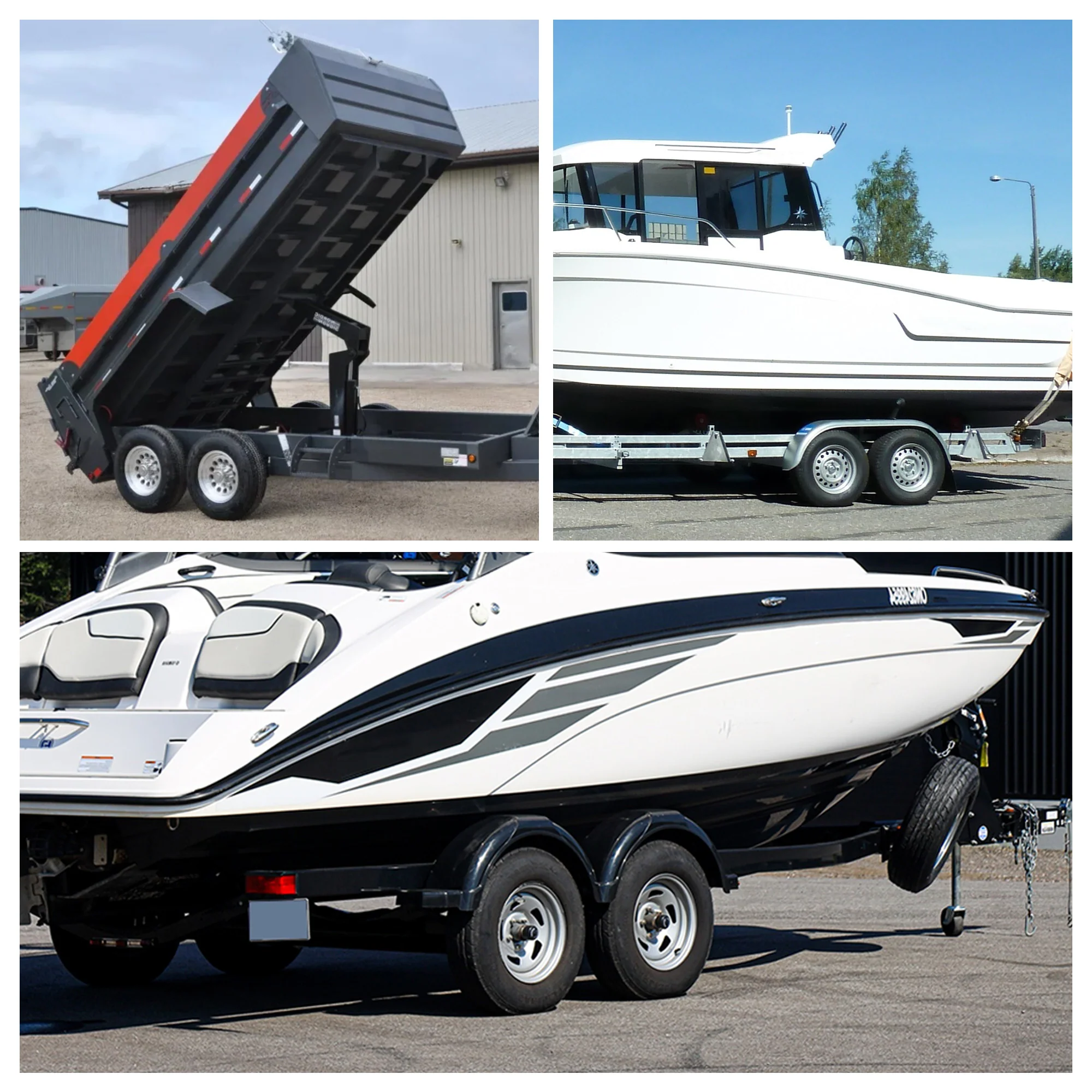 Garvee 2-Pack ST175/80D13 Trailer Tires on 13