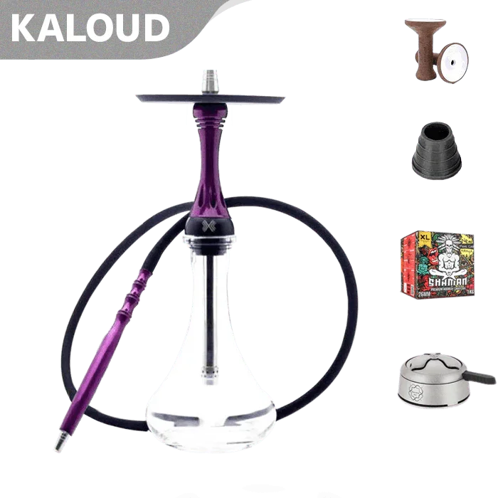 Alpha Hookah X Set - Purple