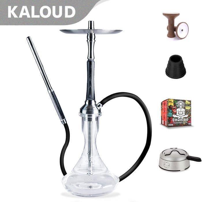 Ash Wood Atomic Hookah - Noir (Black)