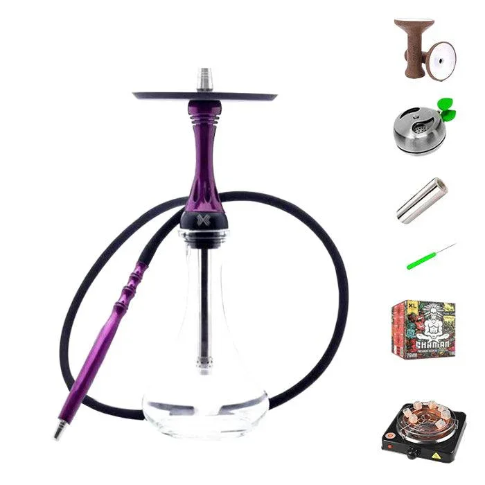 Alpha Hookah X Set - Purple
