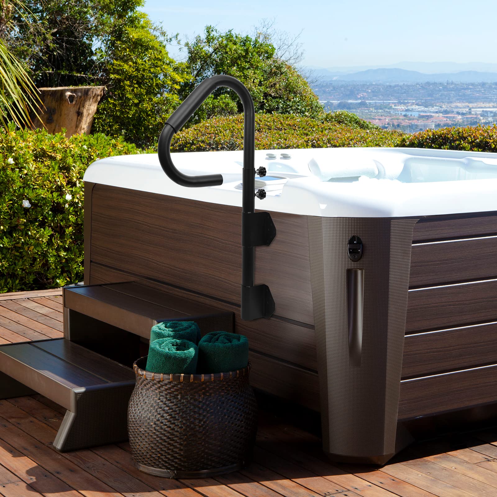 Garvee 1Pack 600LBS Capacity Hot Tub Handrail 48