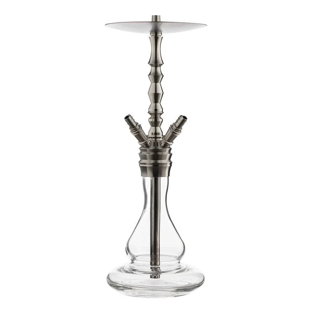 Hustla V2A Clear King Hookah - 4 Hose