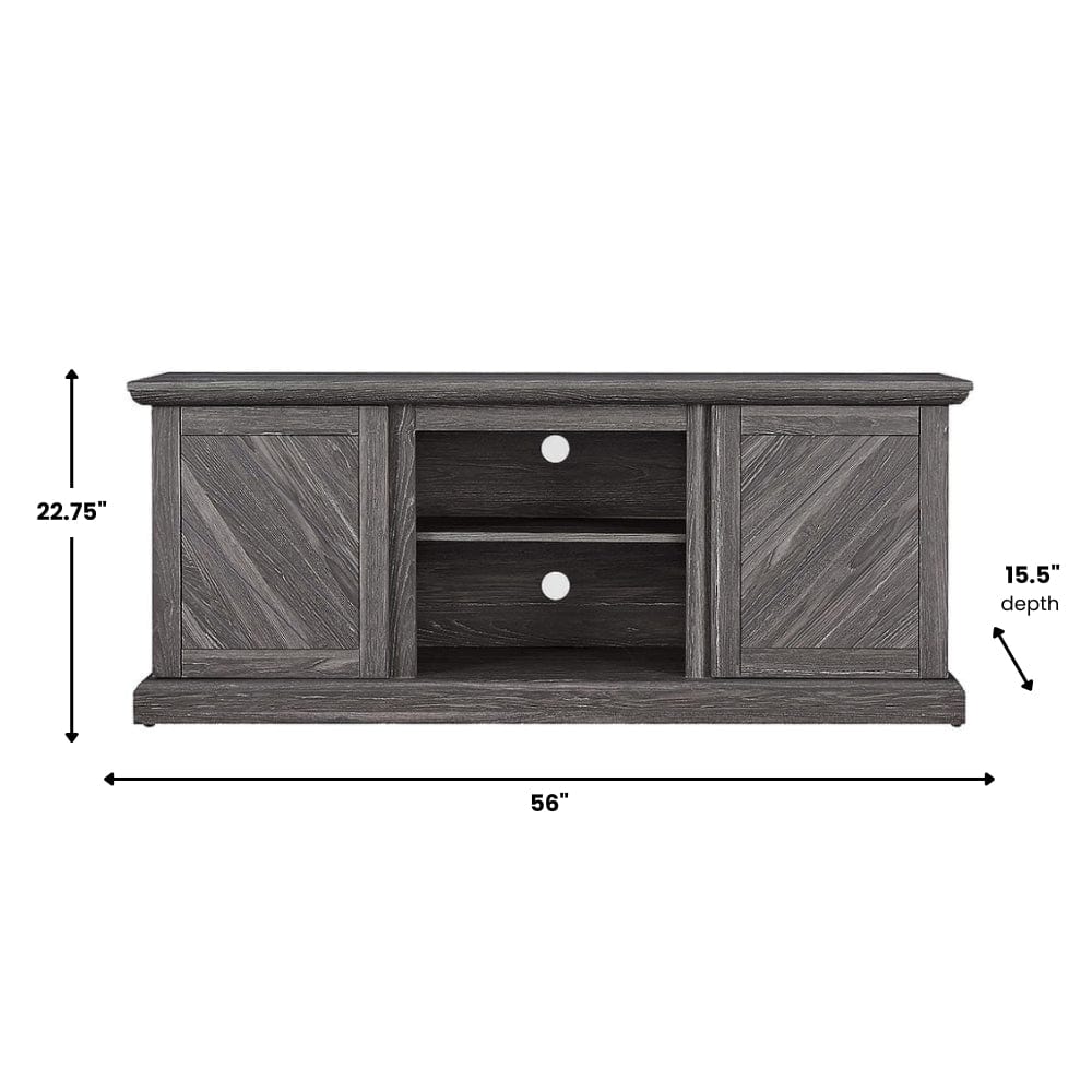 Walden Media Console in Weathered Gray -SP6554-OM