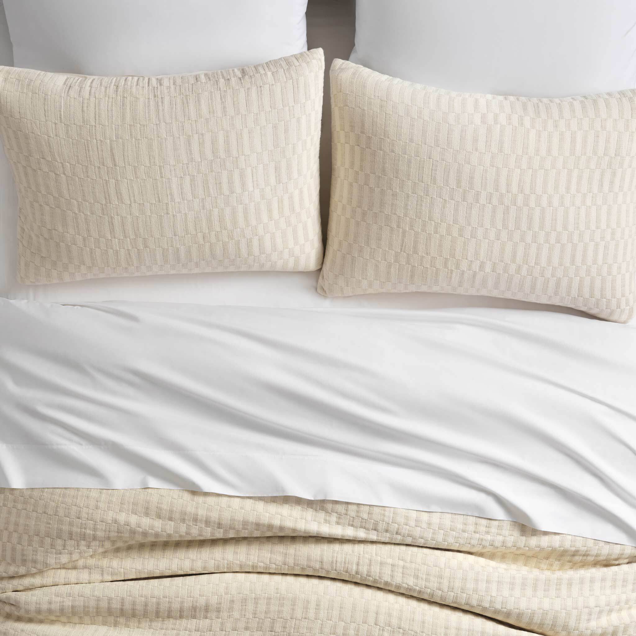 Woven Checkerboard Sham Set - Last Call