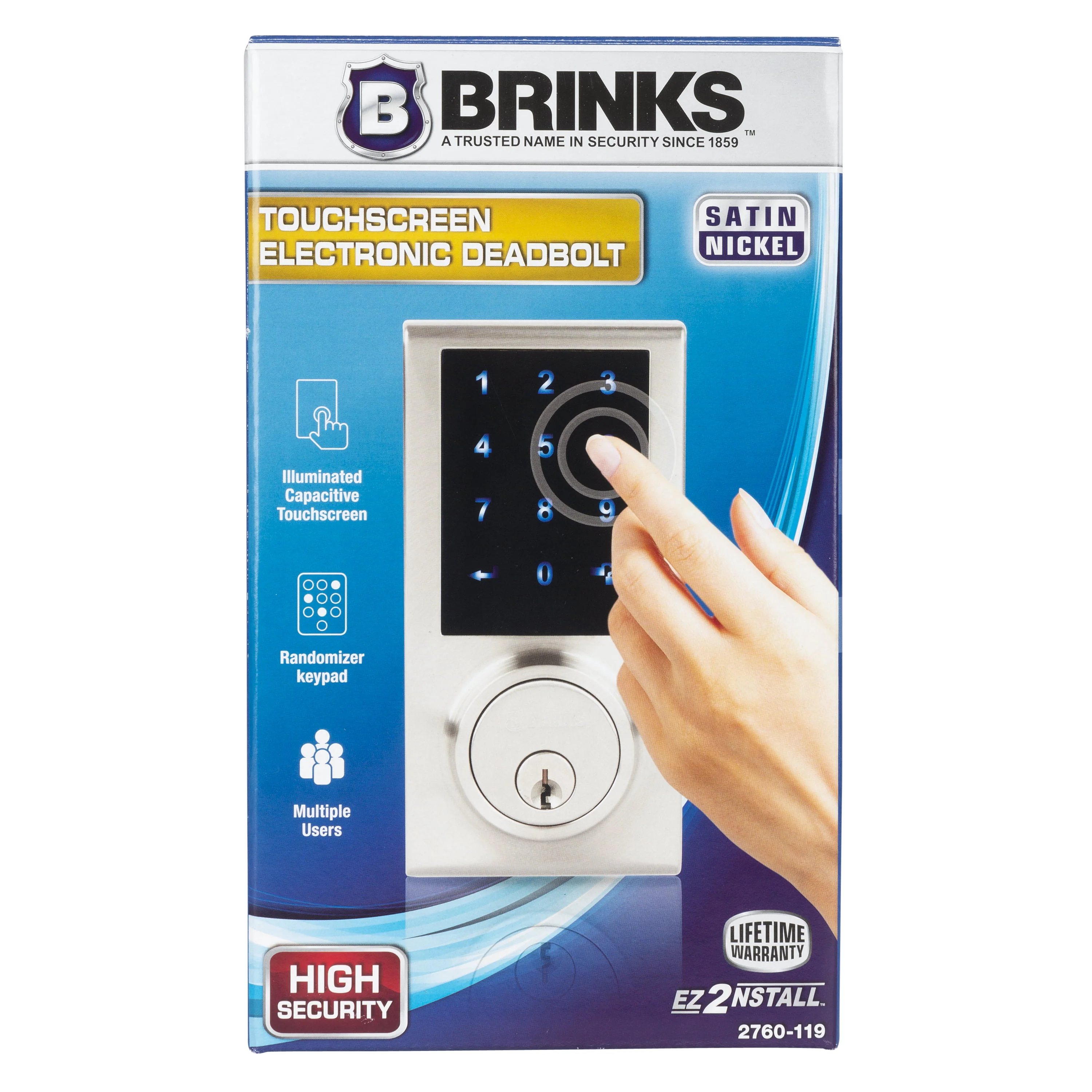 Electronic Touchscreen Deadbolt Lock