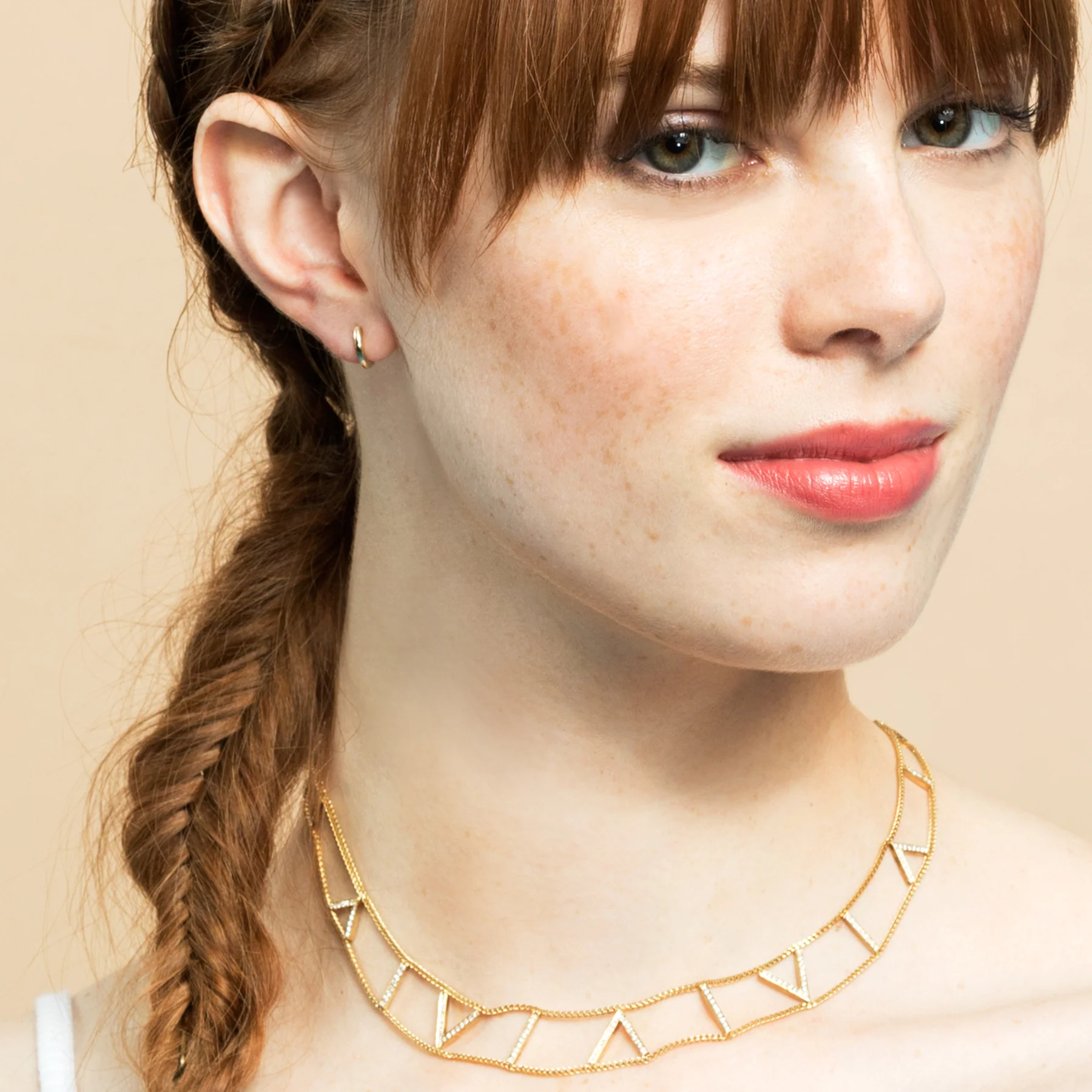 Slim Hoop #4 - 14k Yellow Gold