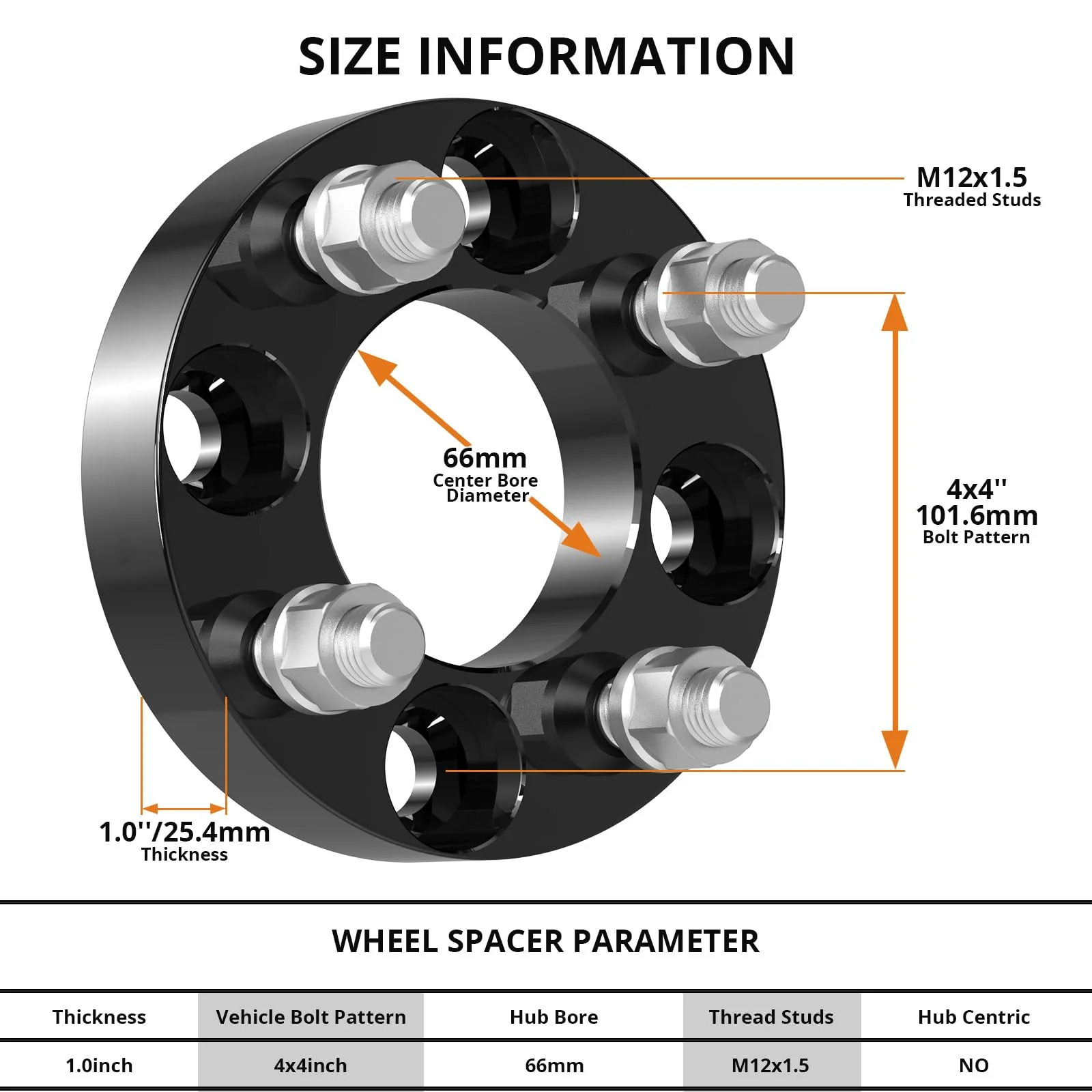 Garvee 2 Inch 5x5 Hubcentric Wheel Spacers for Wrangler 2007-2017