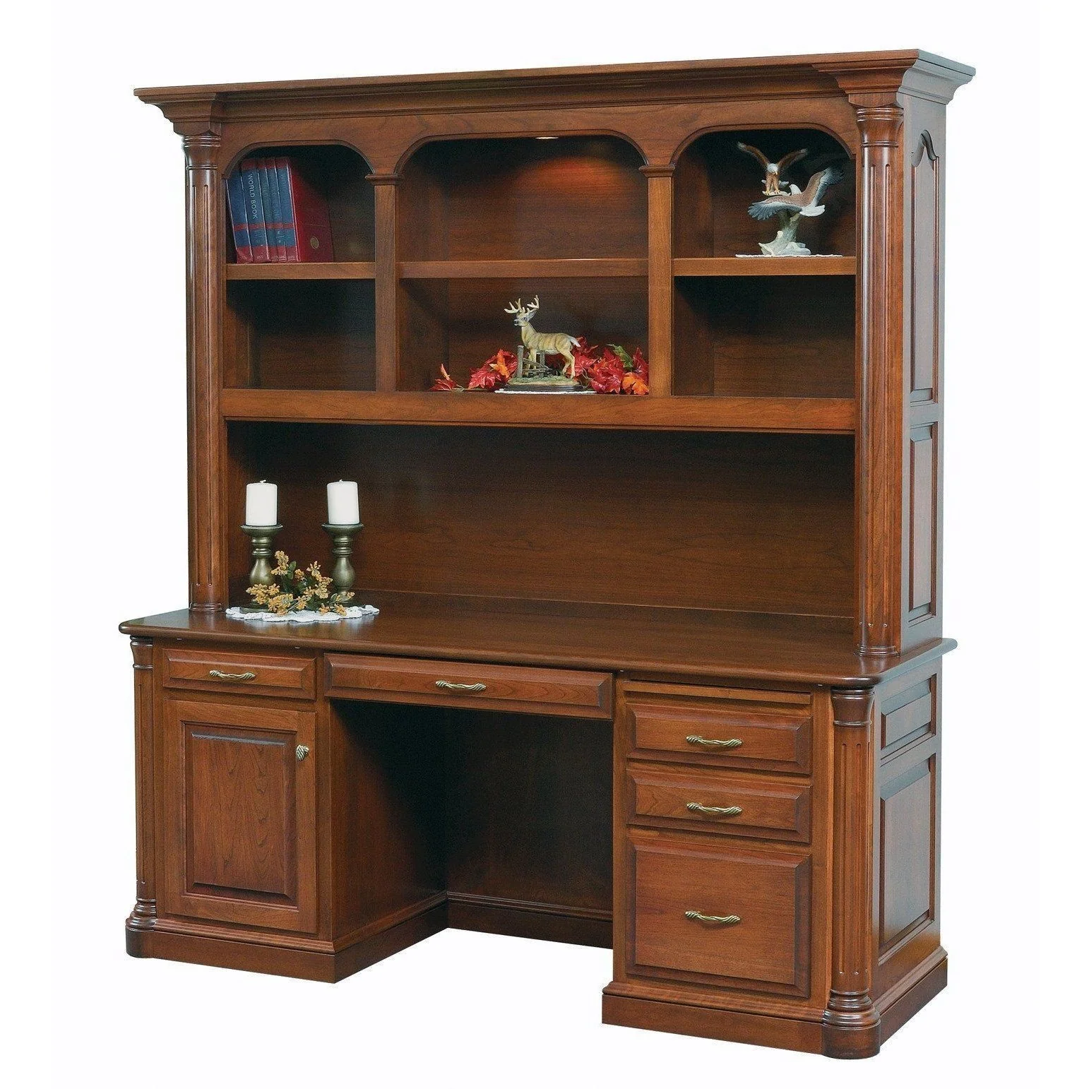 Amish Jefferson Credenza & Hutch